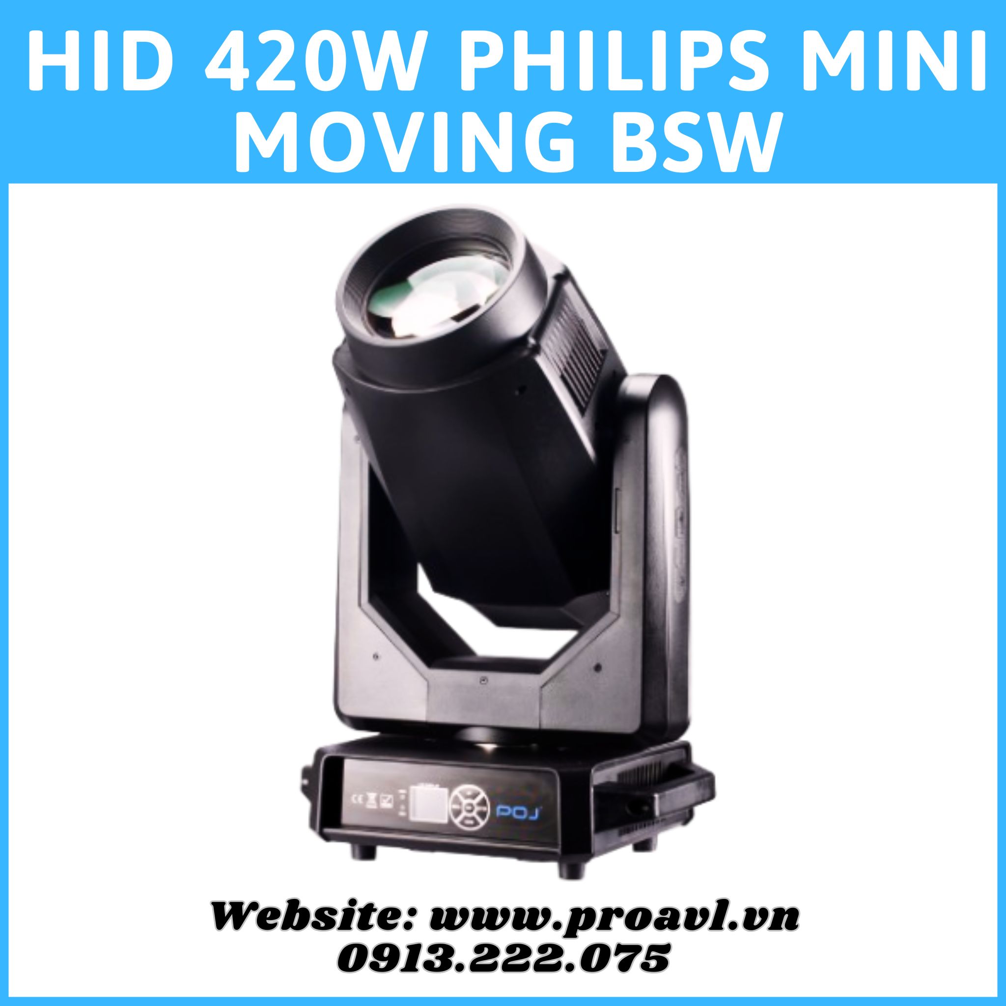 Hid Stage Light 420W Philips Mini Moving Bsw Hid Stage Light 420W Philips Mini Moving Bsw