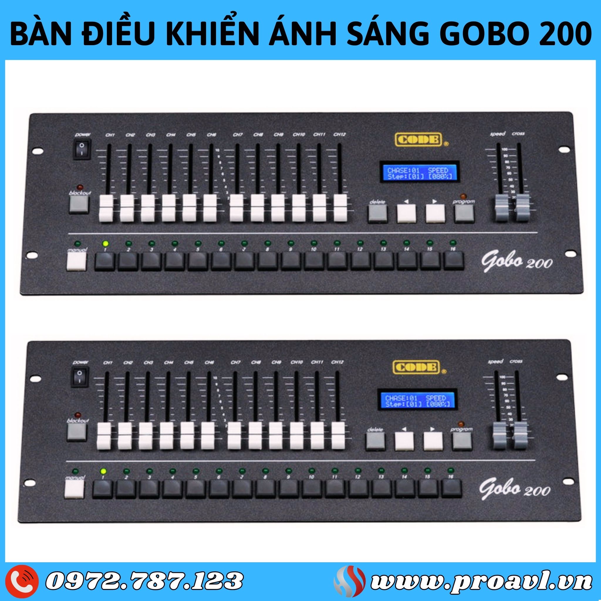 GOBO 200 lighting control table - Good price code