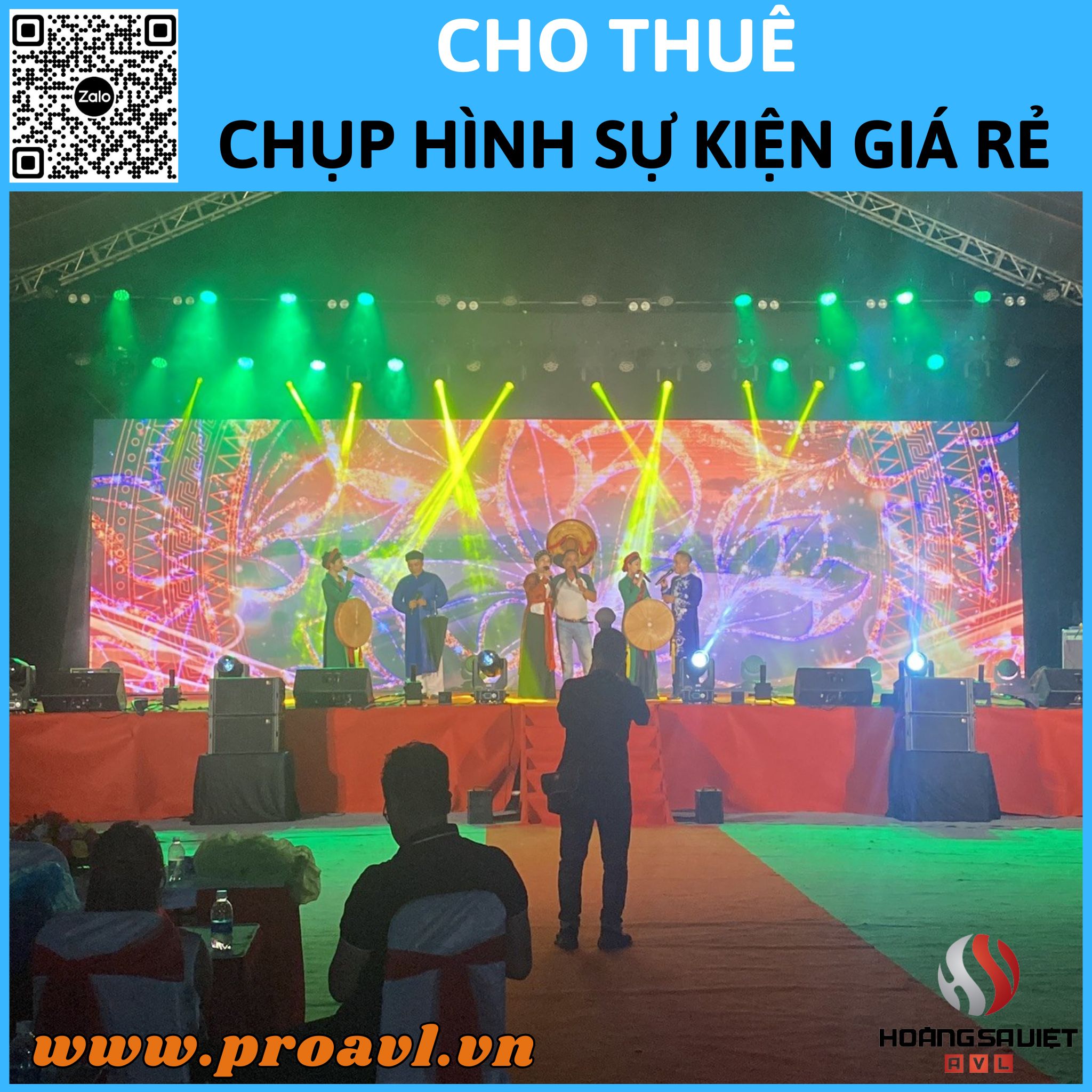 Cho thuê chụp hình sự kiện giá rẻ