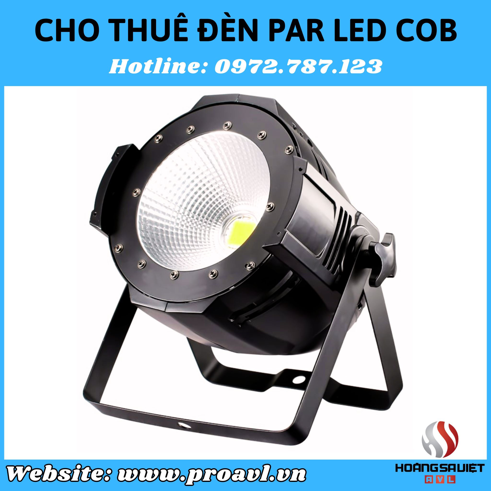 Cho thuê đèn COB giá rẻ tại HSV ProAVL