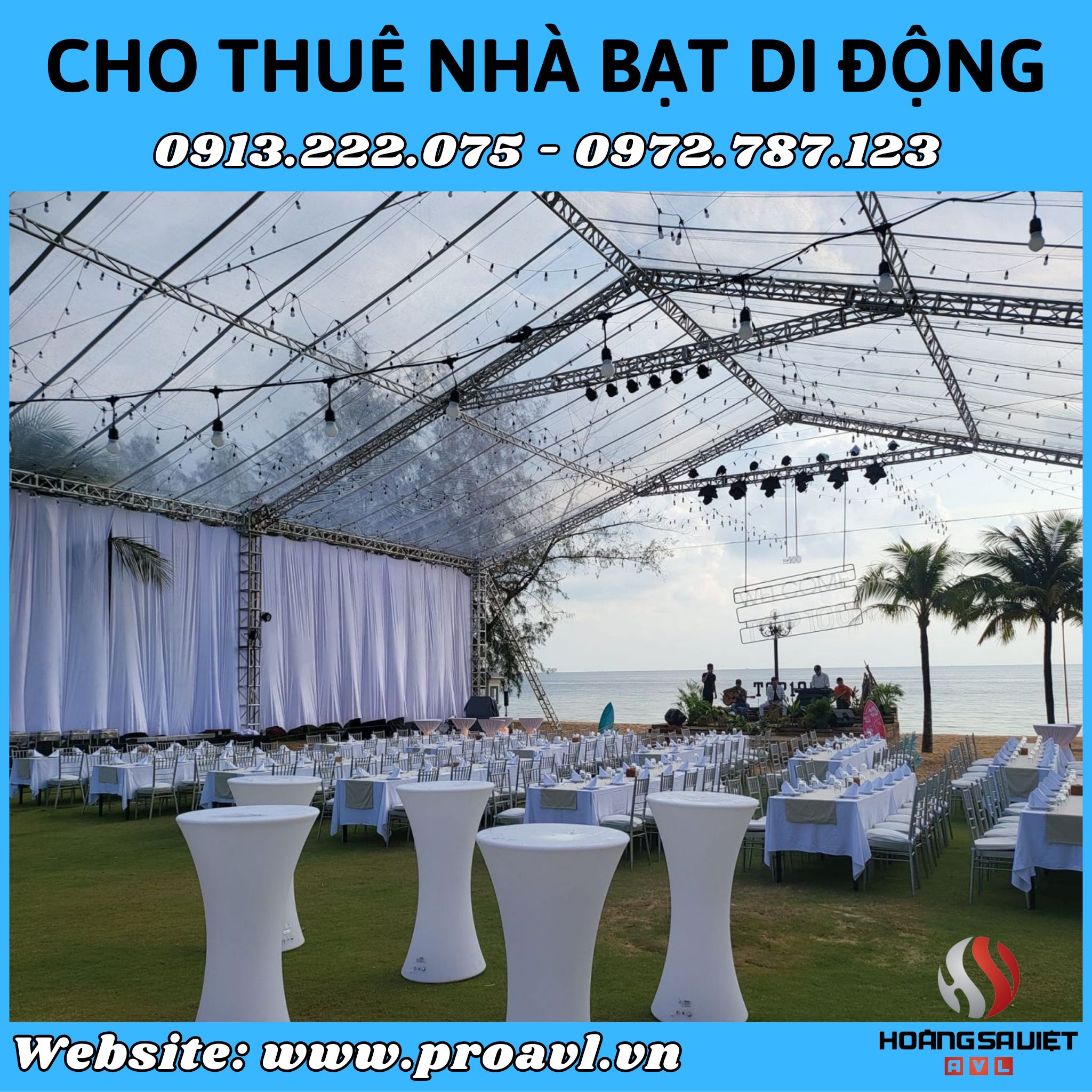 Rent tent space during the event at cheap prices
