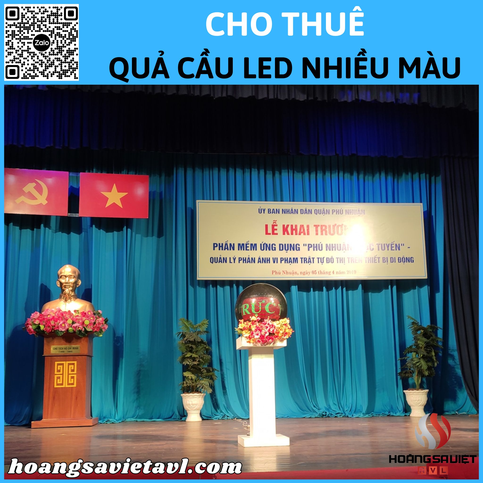 Cho thuê quả cầu Led nhiều màu tại Hà Nội Cho thuê quả cầu Led nhiều màu tại Hà Nội