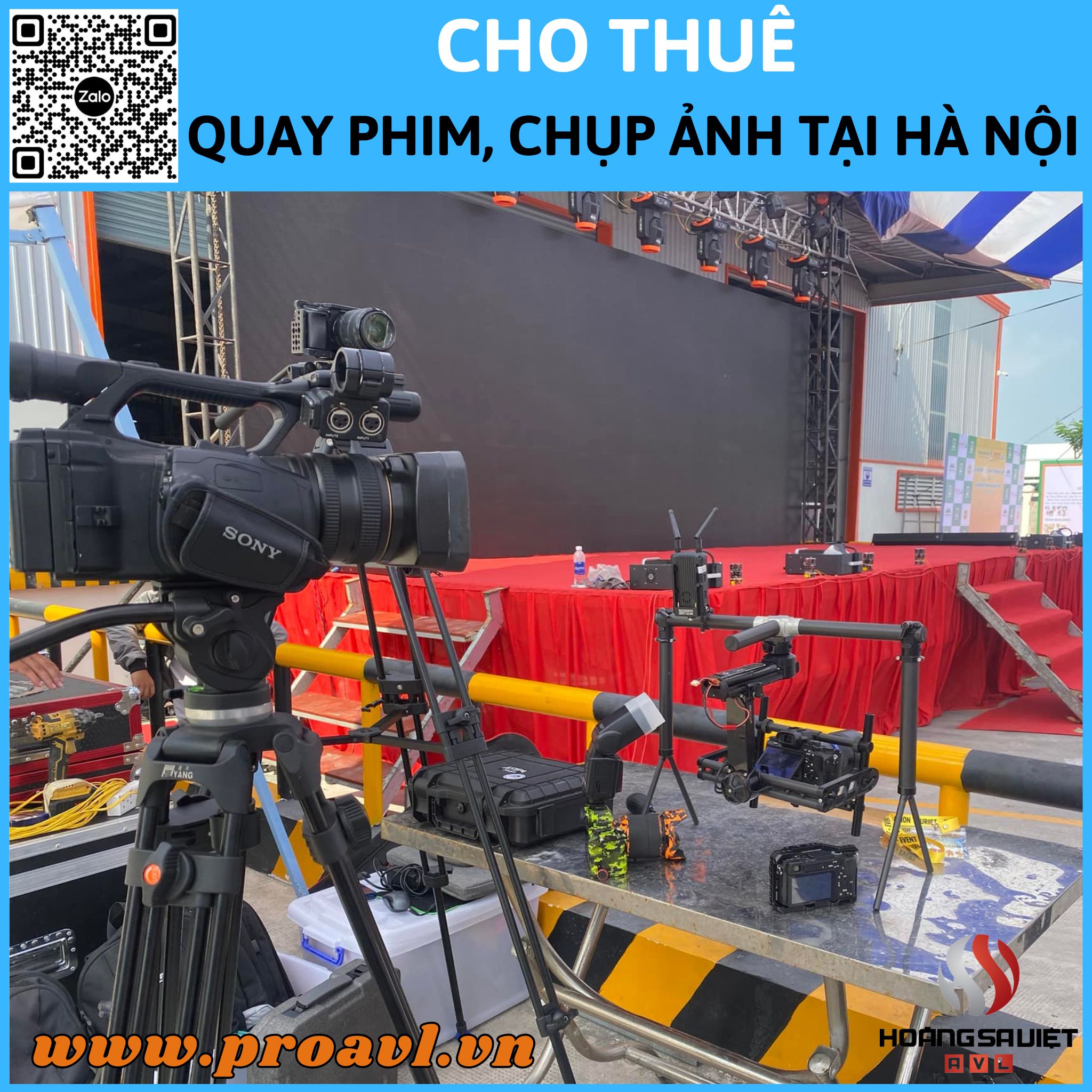 Cho thuê quay phim, chụp ảnh tại Hà Nội 
