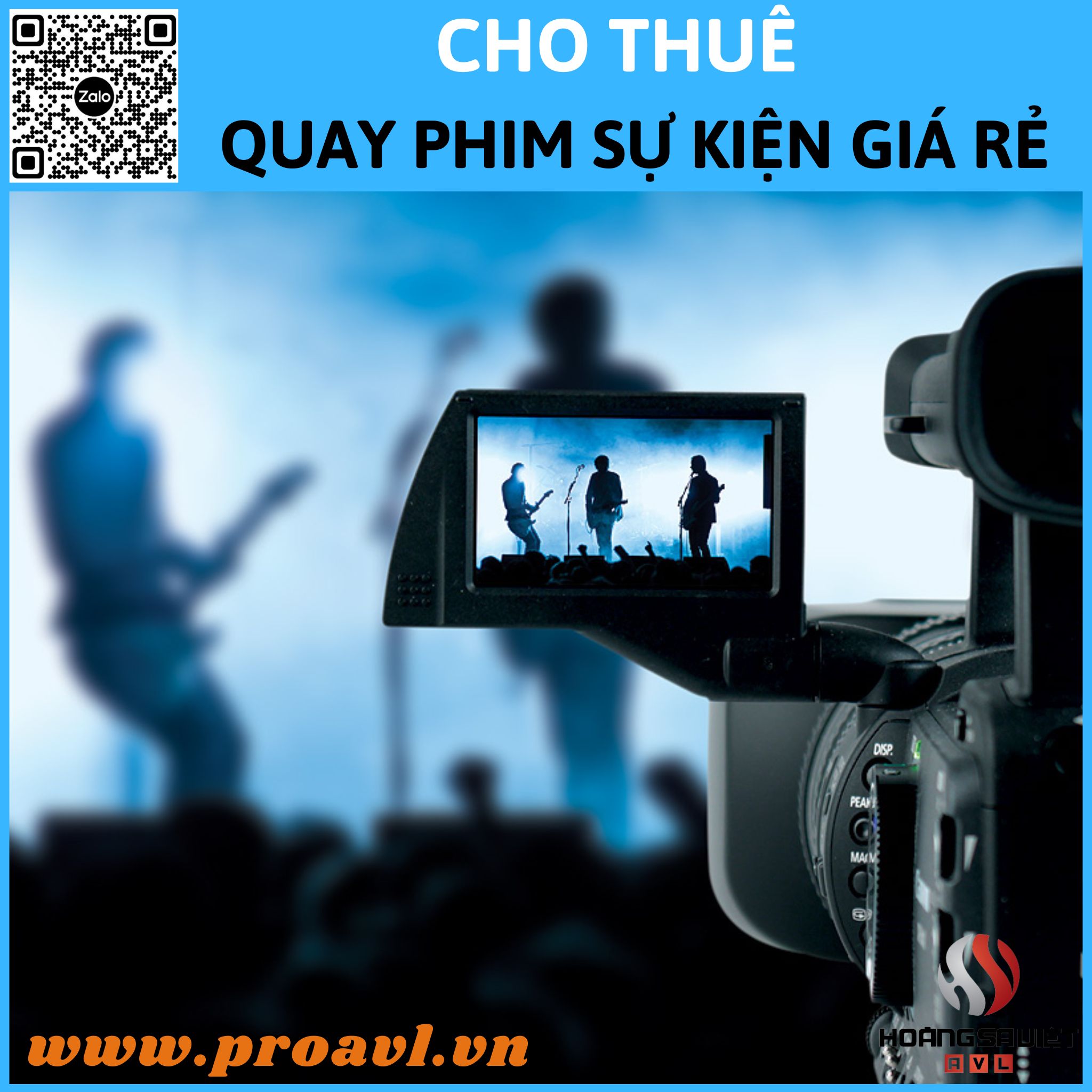Cho thuê quay phim sự kiện giá rẻ 