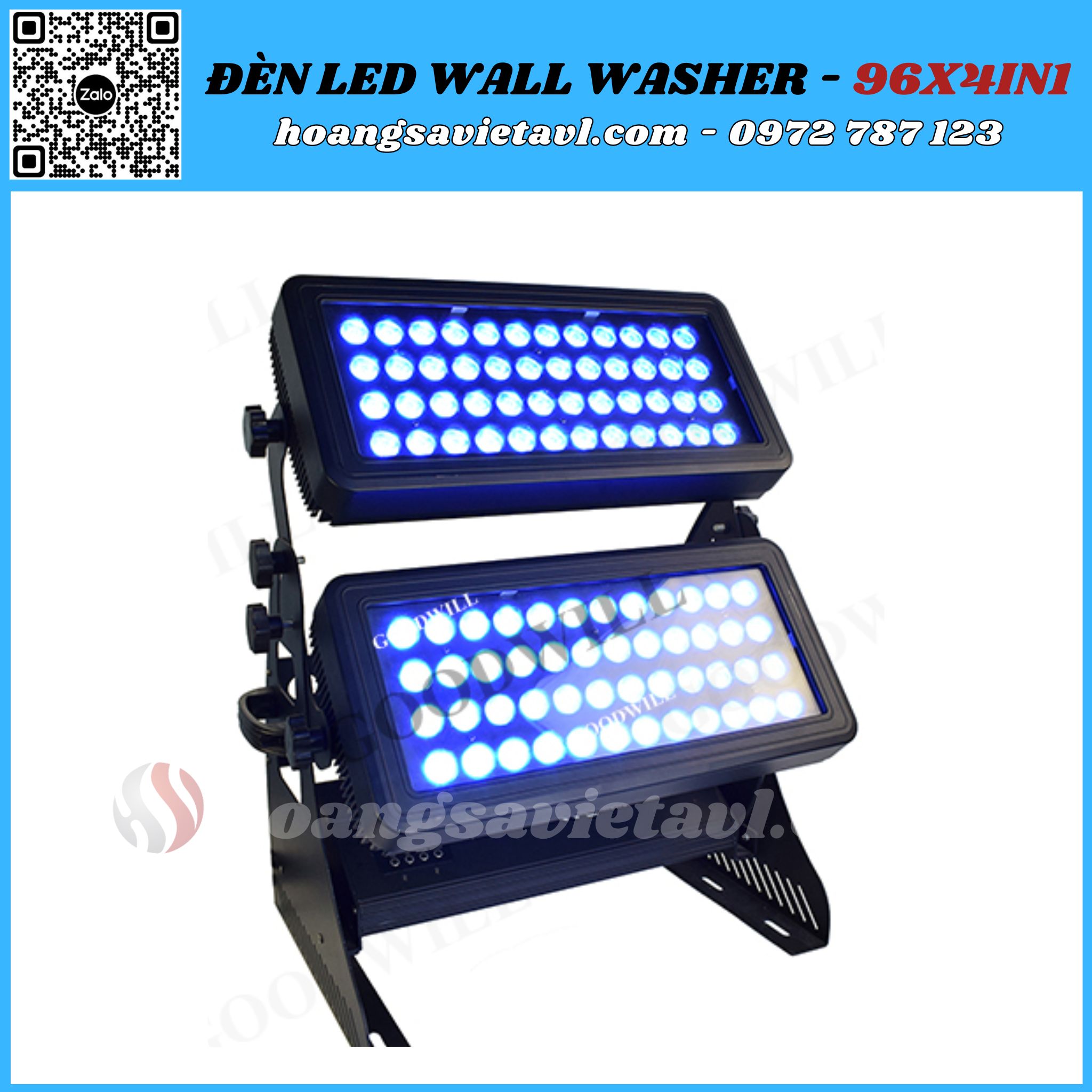 Led Wall Washer Stage Light 96X4IN1