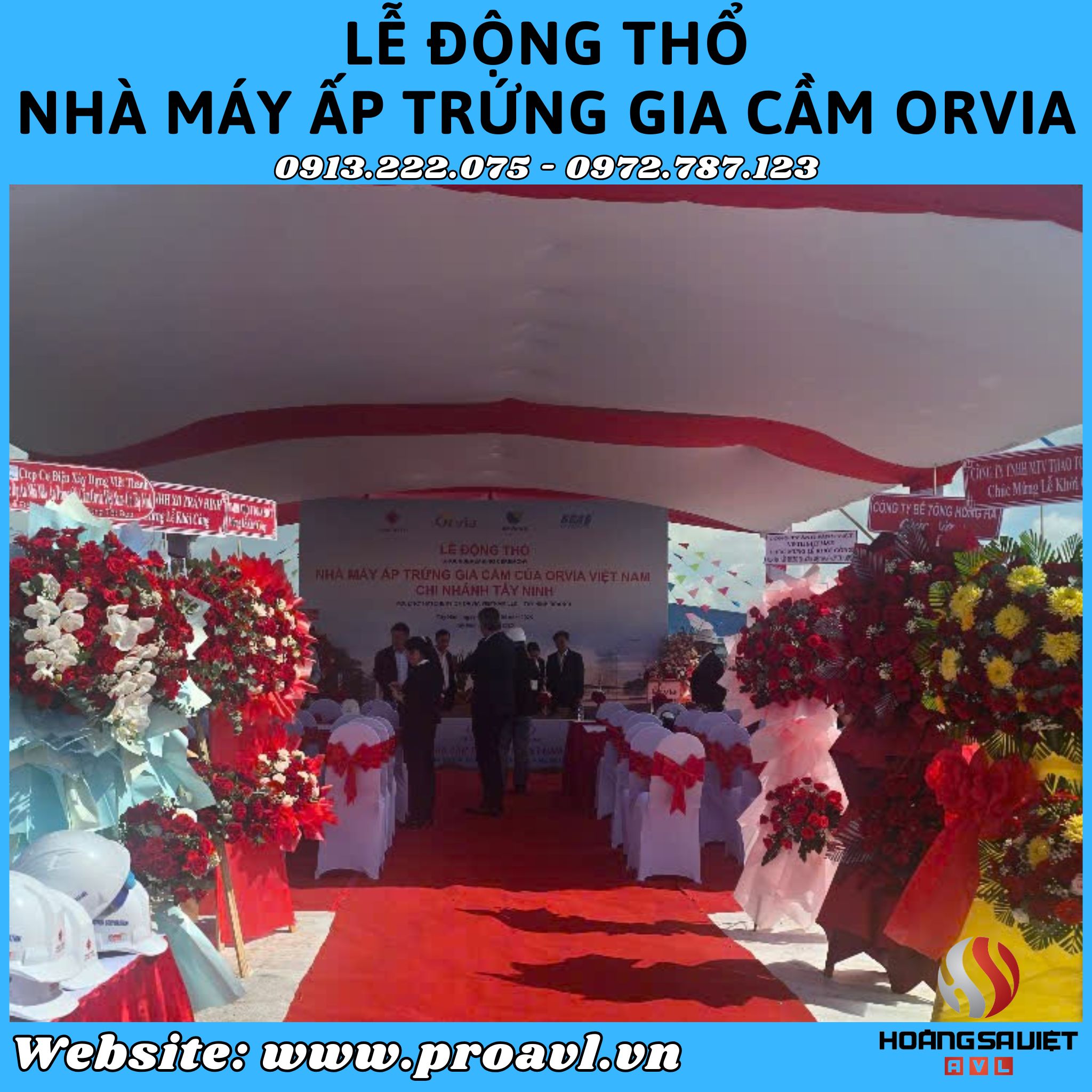 Tổ chức Lễ Động Thổ Nhà Máy Ấp Trứng Gia Cầm Của Orvia Việt Nam Tổ chức Lễ Động Thổ Nhà Máy Ấp Trứng Gia Cầm Của Orvia Việt Nam