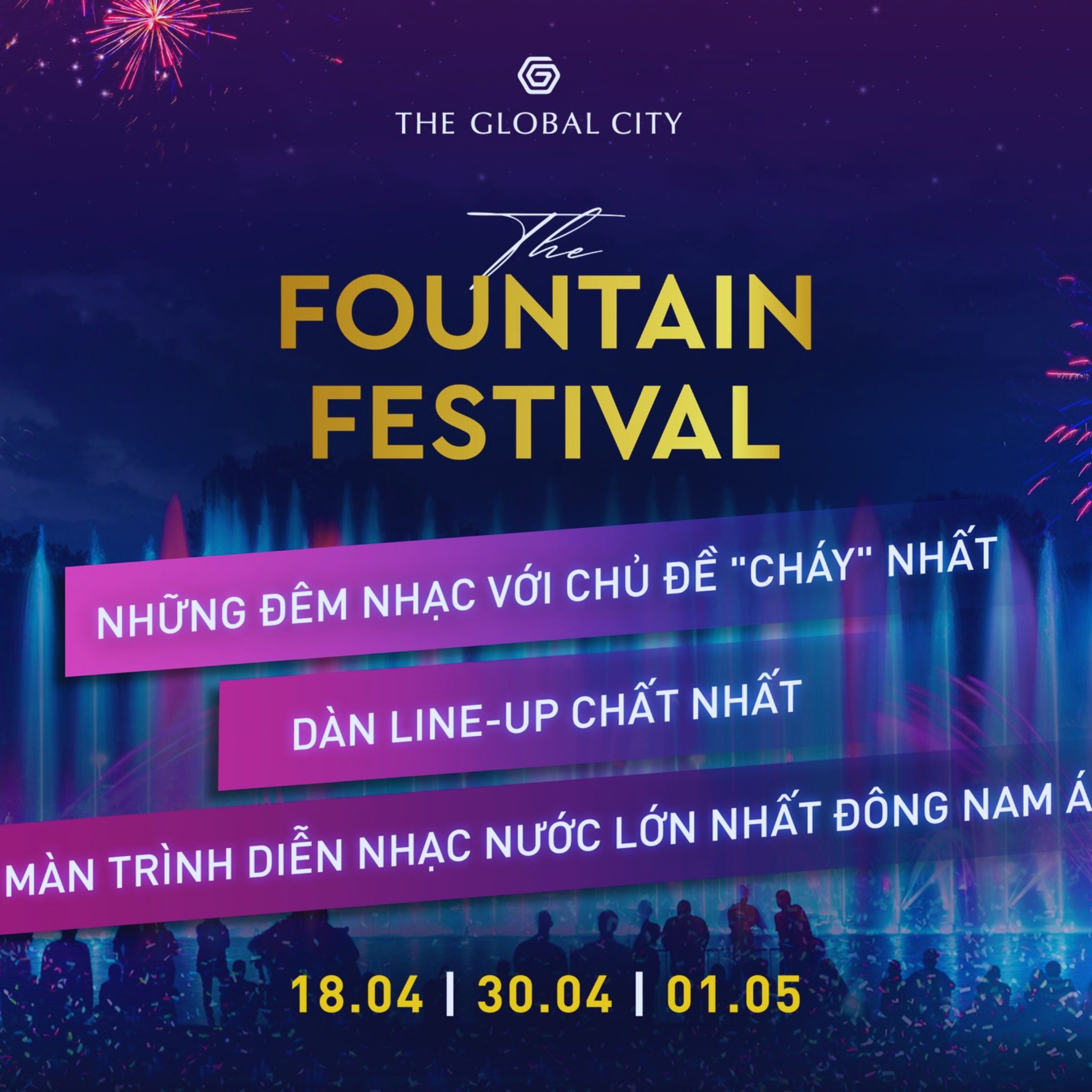 Giá vé tại sự kiện The Fountain Festival 2024 Giá vé tại sự kiện The Fountain Festival 2024