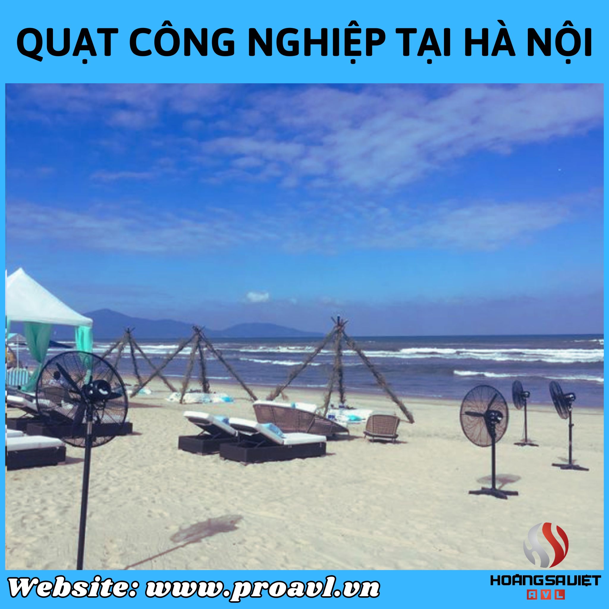 Cho thuê quạt đứng công nghiệp ngoài trời giá rẻ