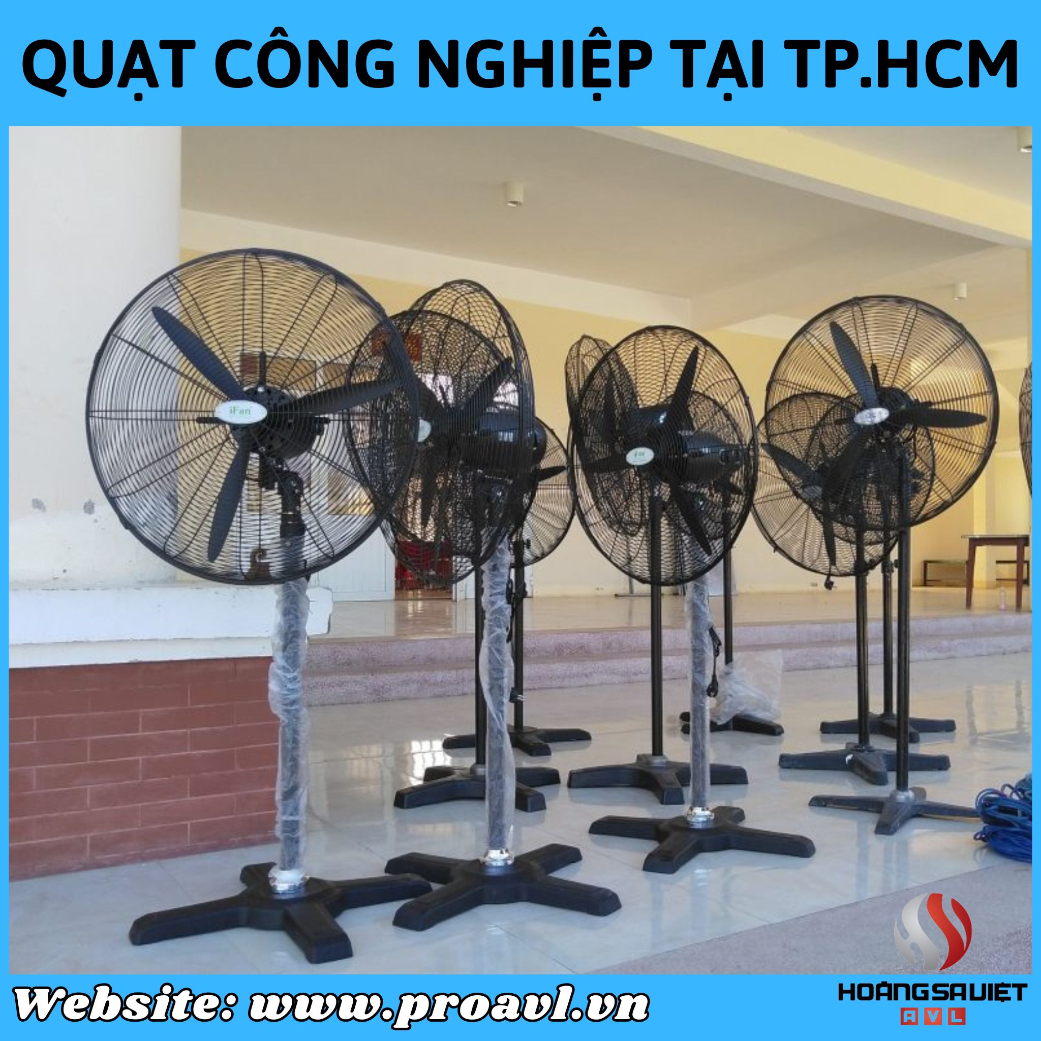 Cho thuê quạt đứng công nghiệp tại Hà Nội, TP.HCM