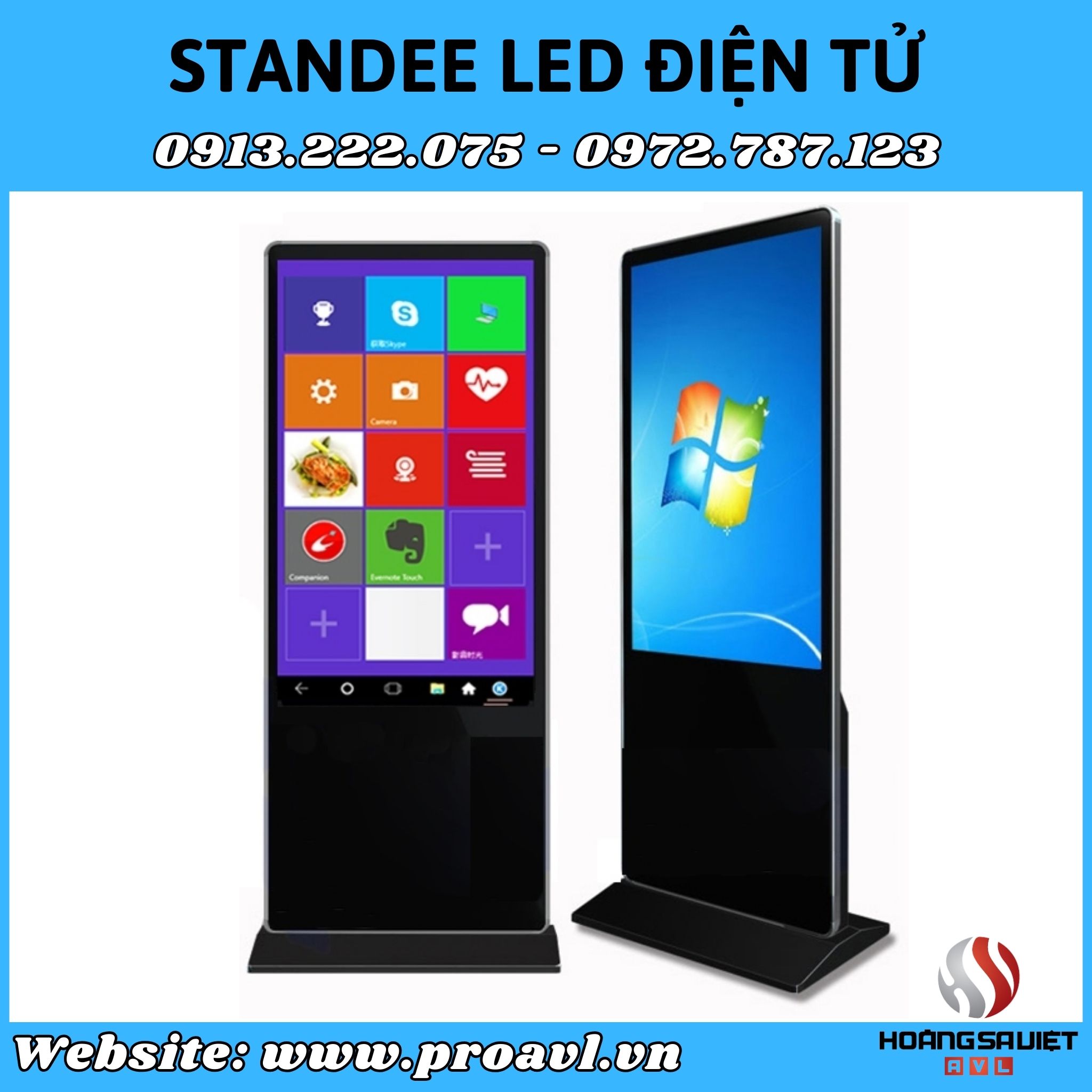 Thuê Standee Led điện tử tại Hà Nội