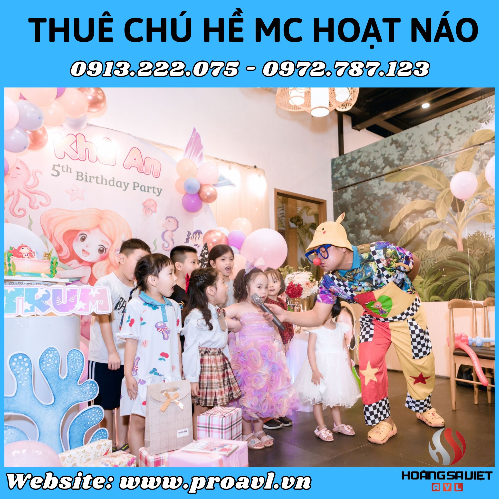 Cho thuê chú hề MC hoạt náo sự kiện tại Hà Nội Cho thuê chú hề MC hoạt náo sự kiện tại Hà Nội