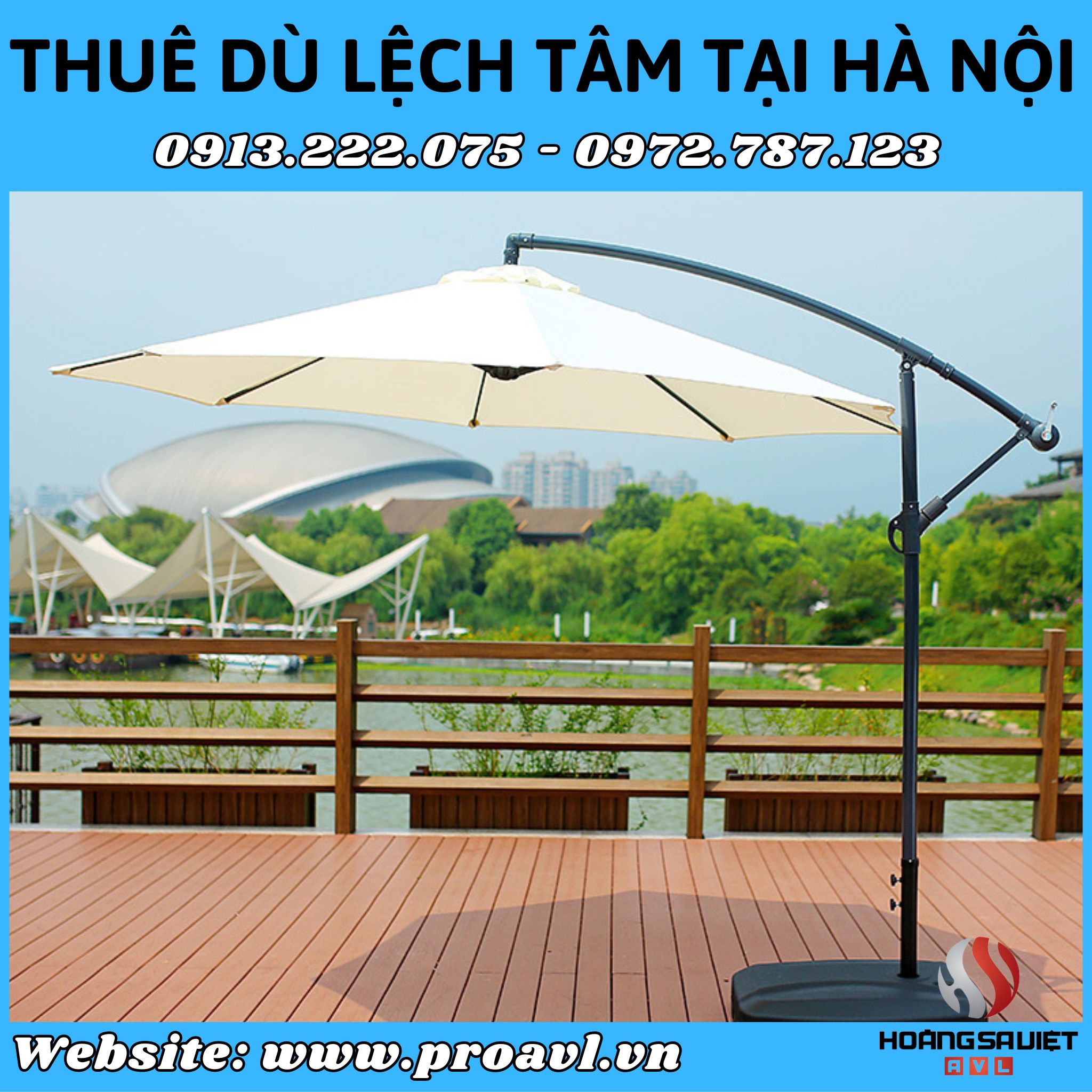 Cho thuê ô lệch tâm giá rẻ tại Hà Nội 