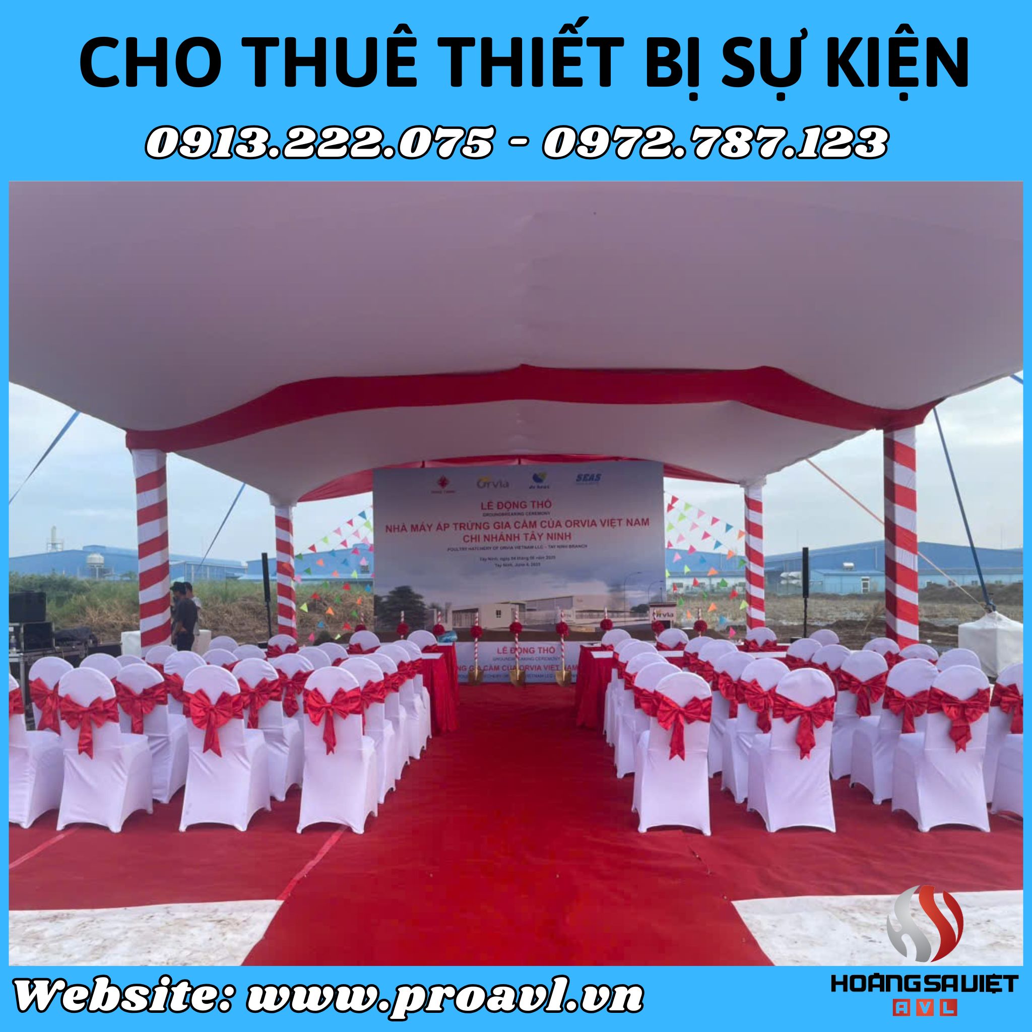 Cho thuê thiết bị sự kiện chuyên nghiệp, giá tốt