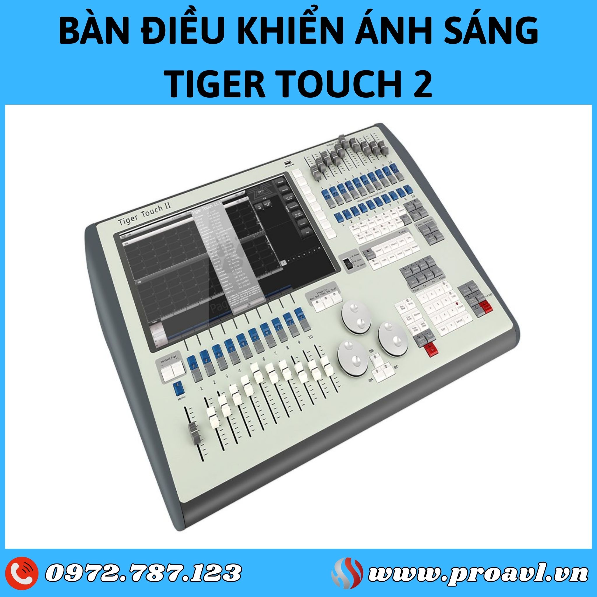 Tiger Touch 2 lighting control desk Tiger Touch 2 lighting control desk