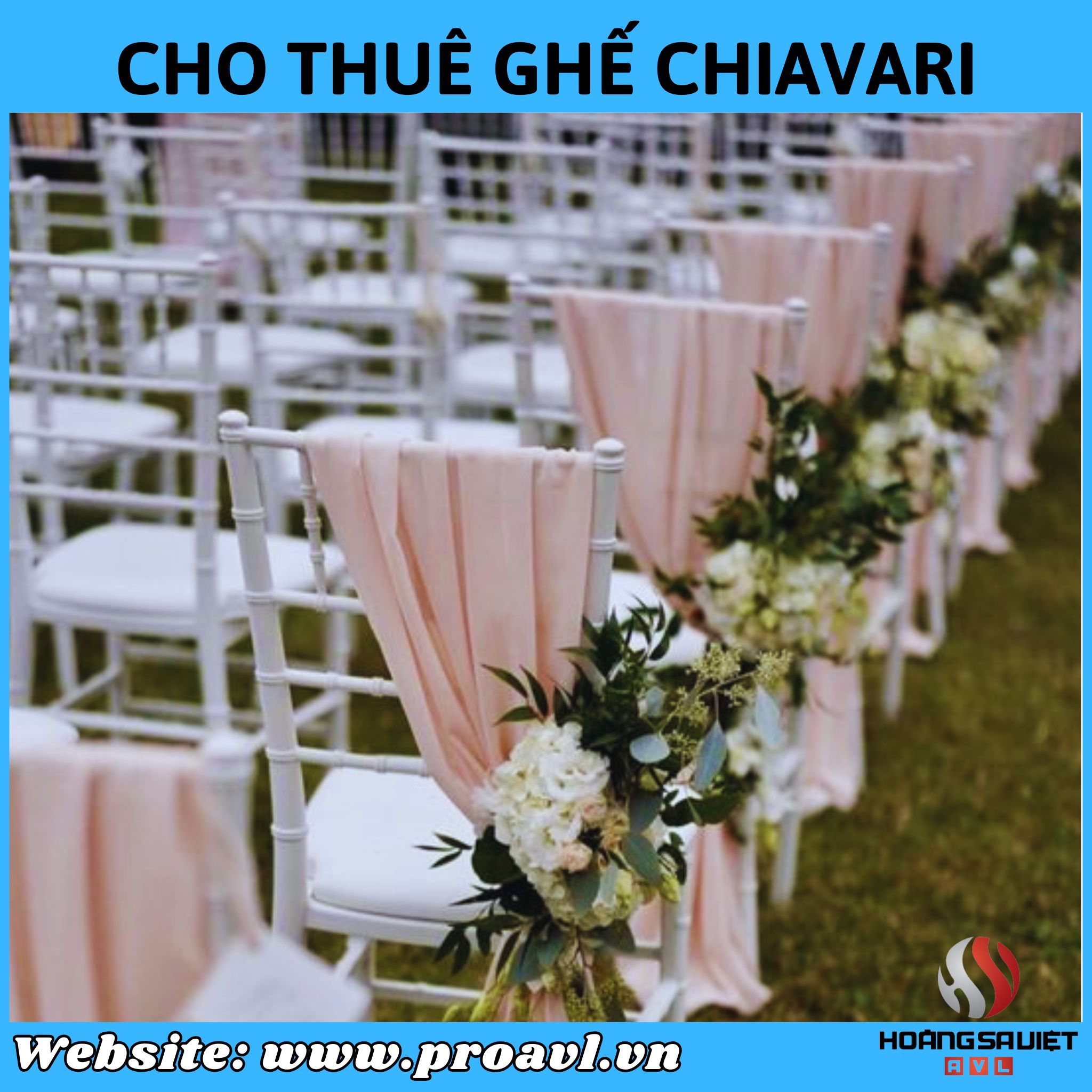 Cho thuê ghế Tiffany tiệc cưới tại Hà Nội 