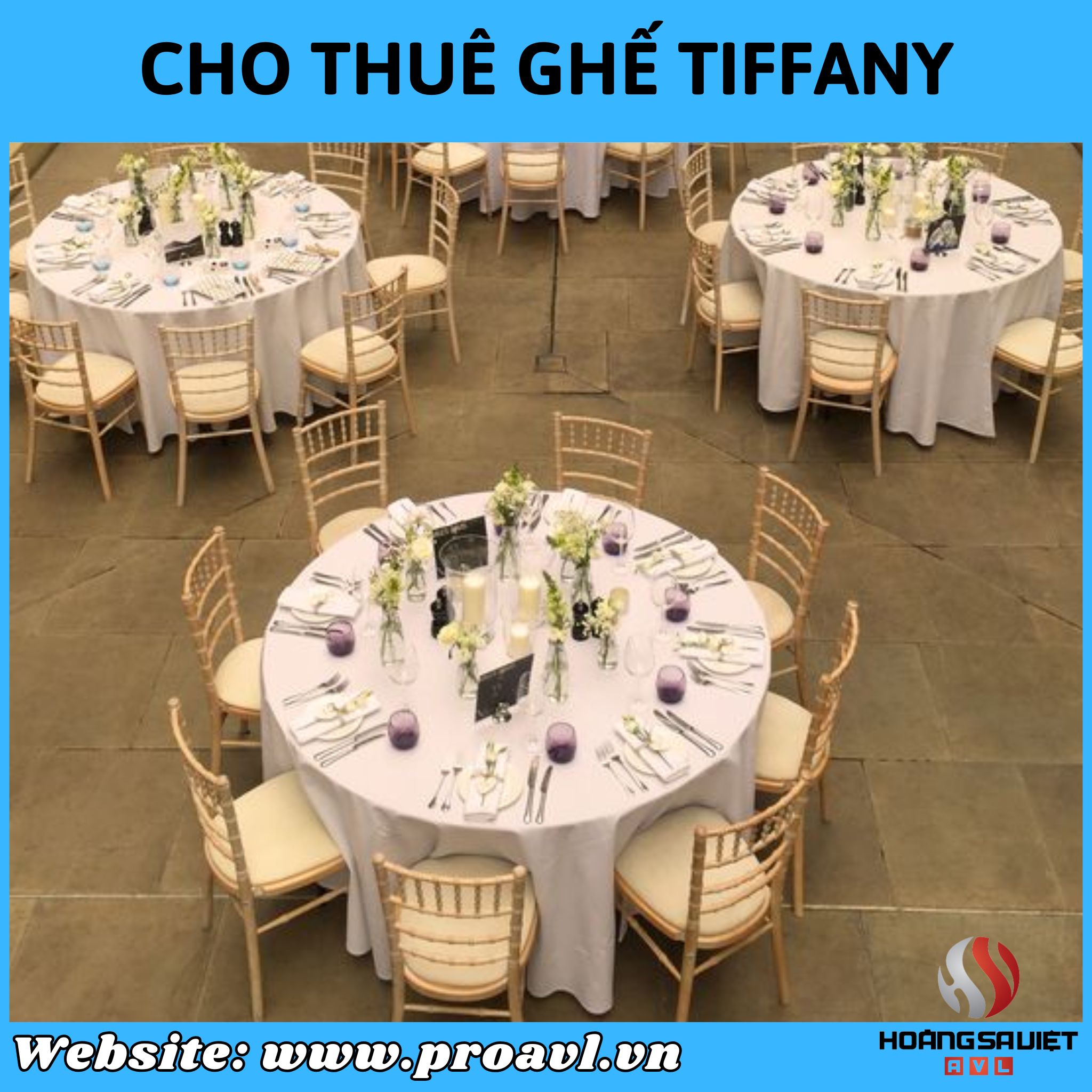 Cho thuê ghế Chiavari chất lượng tại Hà Nội Cho thuê ghế Chiavari chất lượng tại Hà Nội