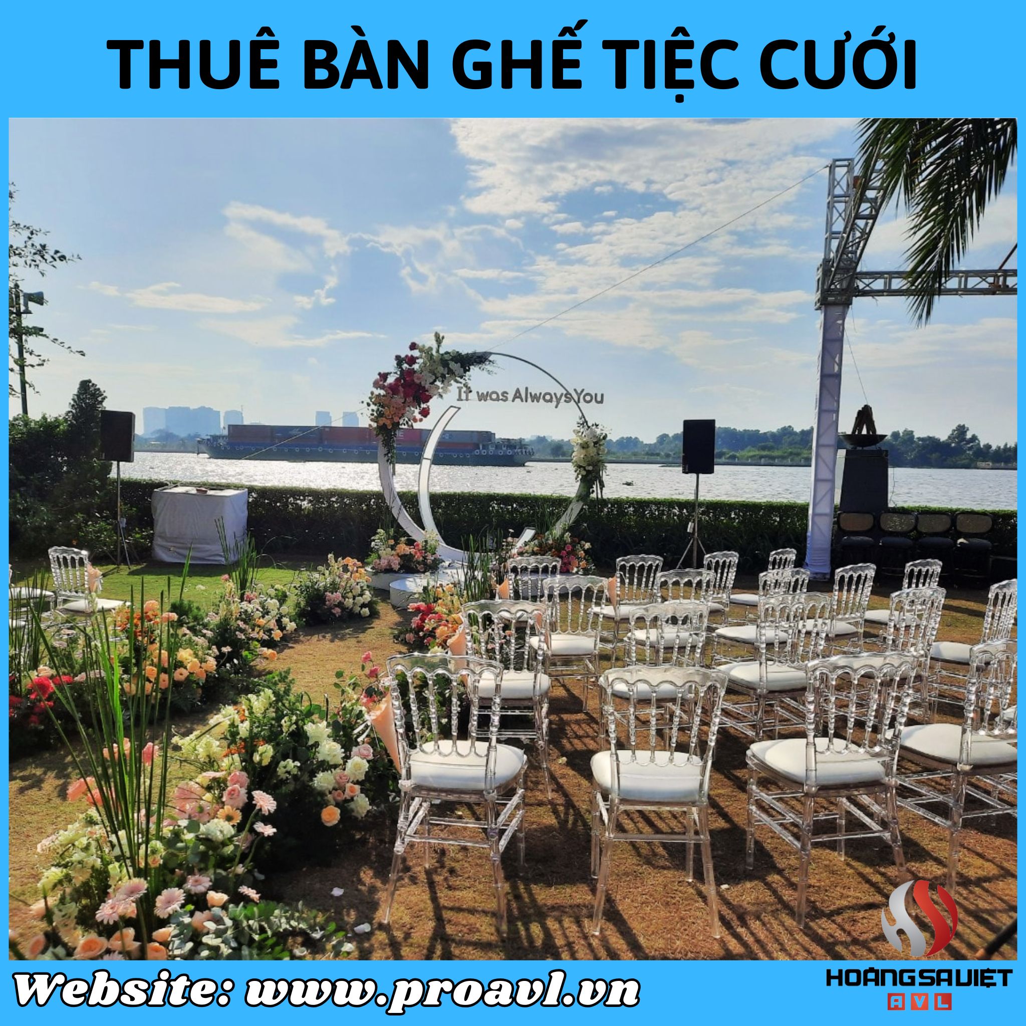 Cho thuê bàn ghế đám cưới giá rẻ