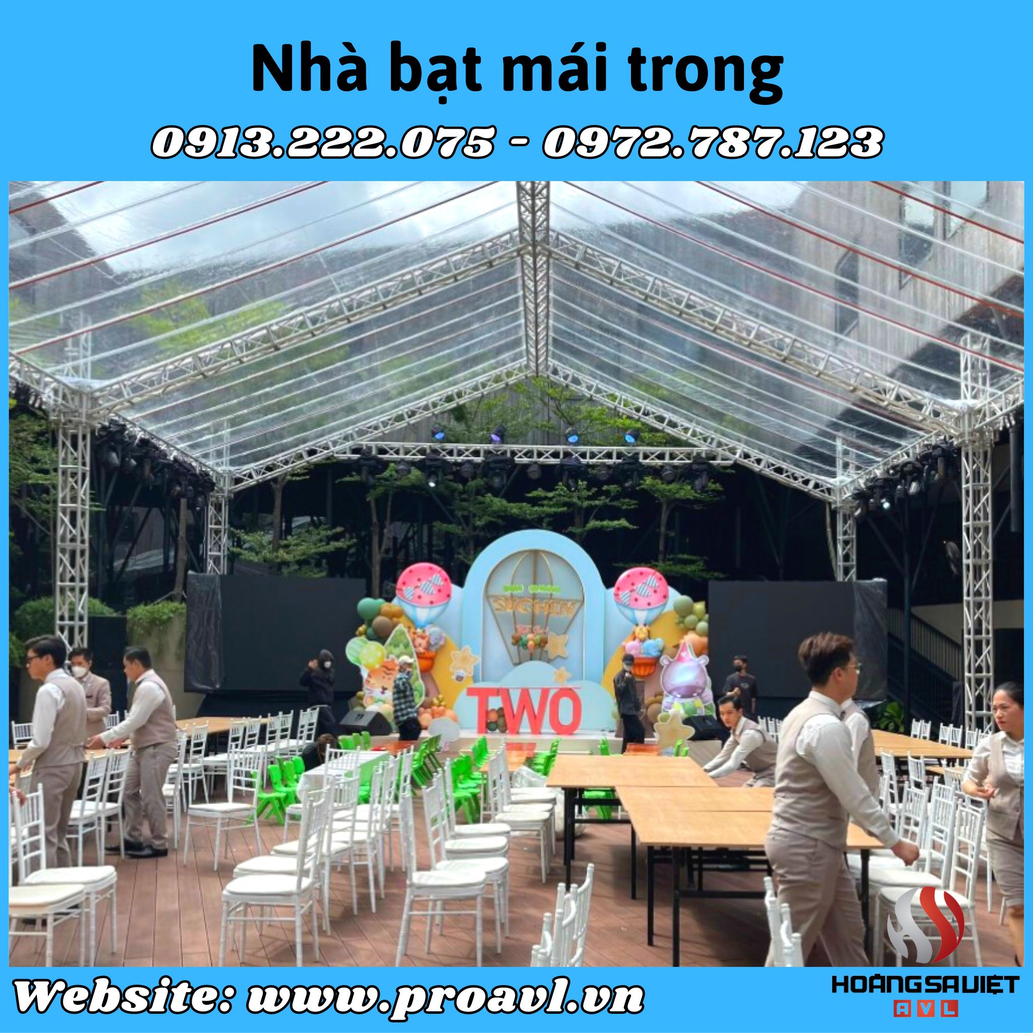 Transparent roof tent