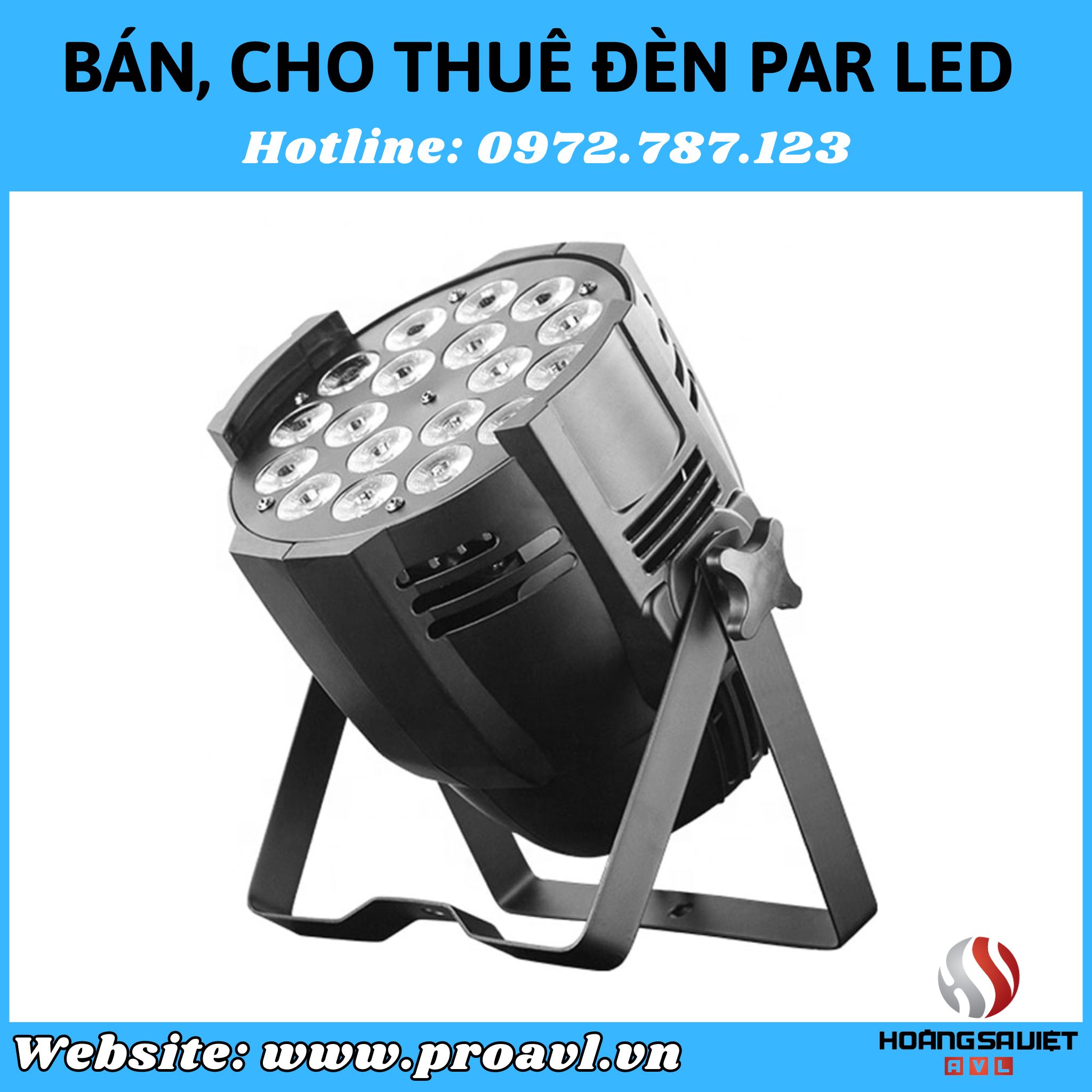 Cho thuê đèn Par Led tại Hà Nội 