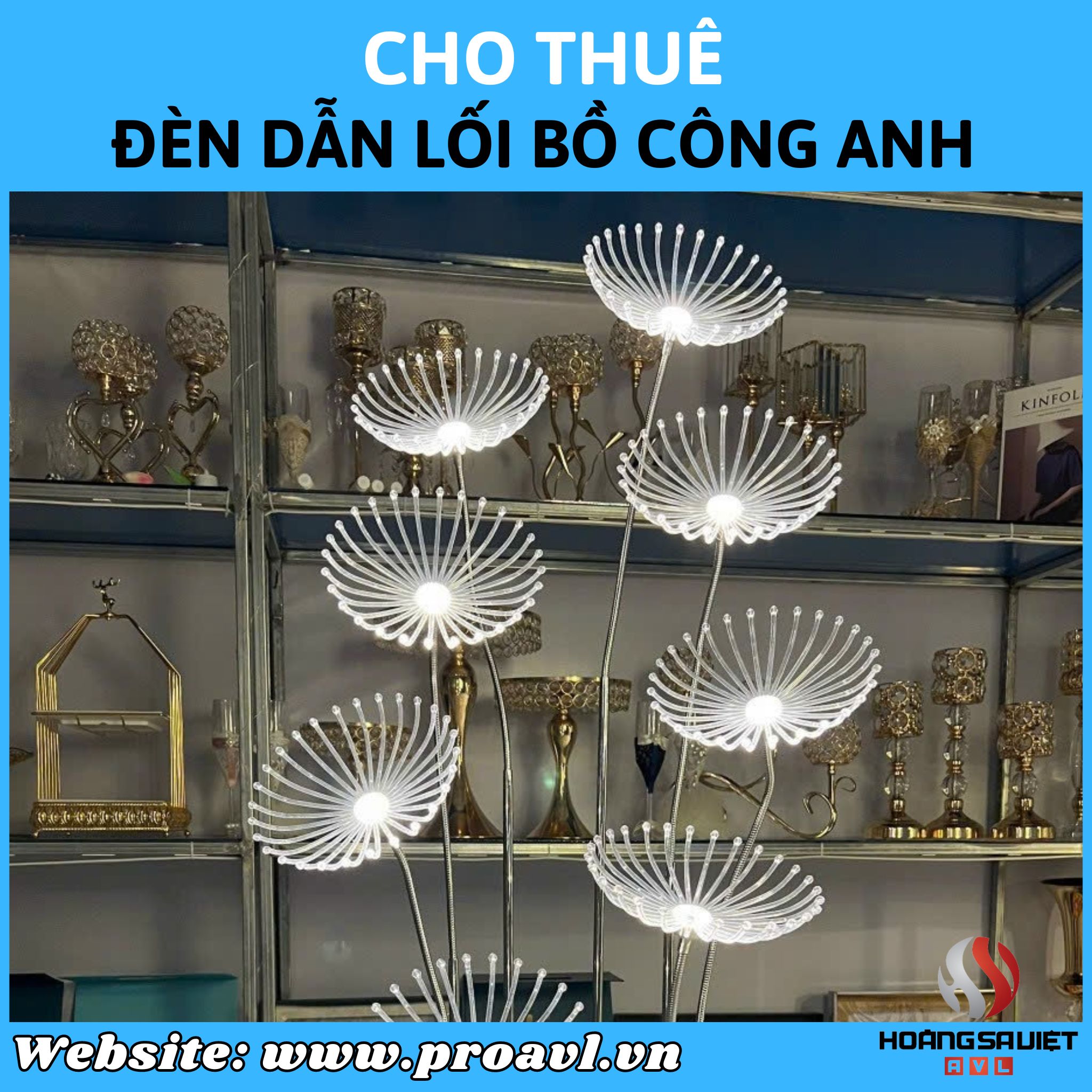 Cho thuê Đèn dẫn lối sân khấu bồ công anh tại Hà Nội Cho thuê Đèn dẫn lối sân khấu bồ công anh tại Hà Nội