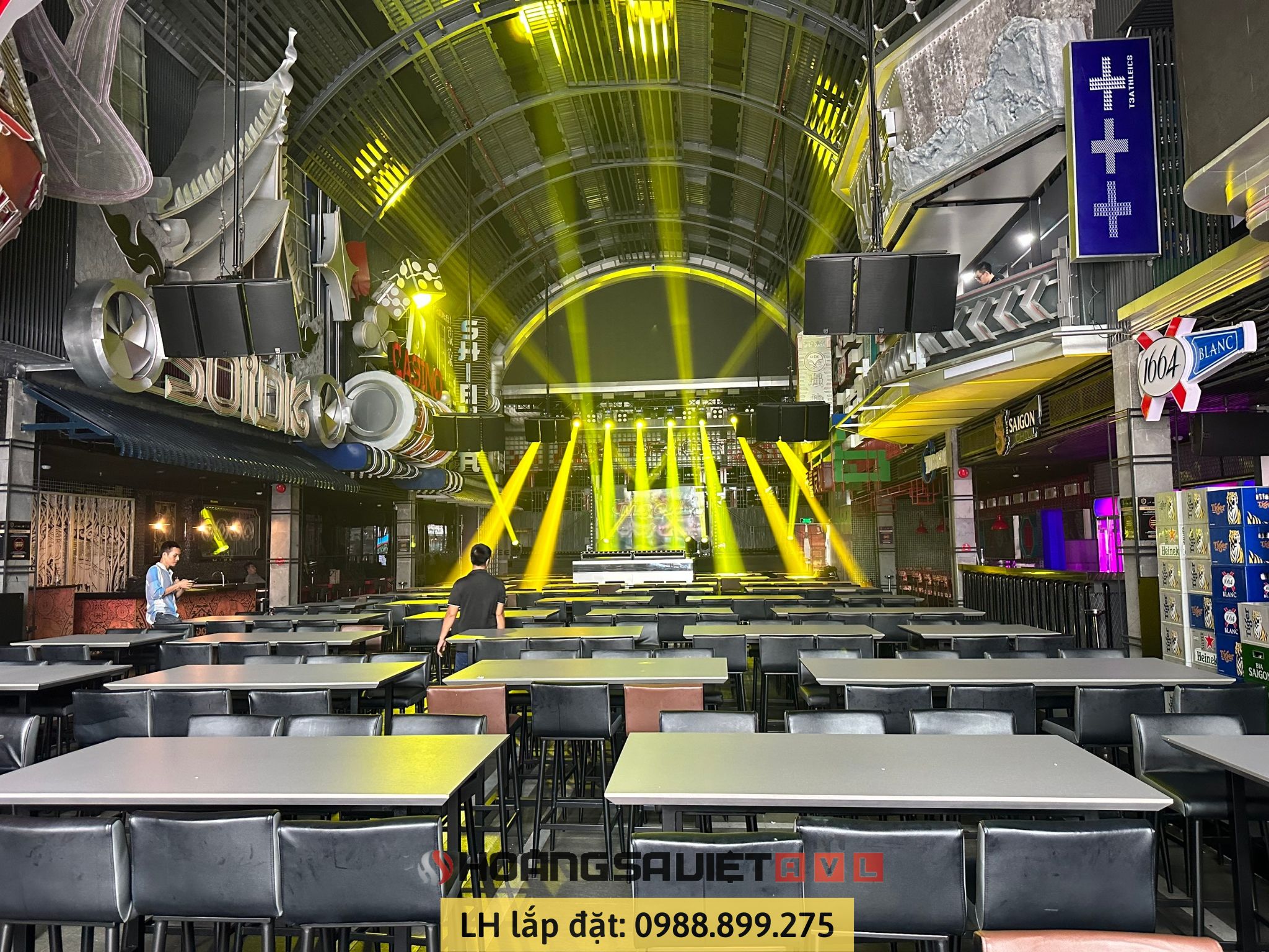 Lắp đặt hoàn chỉnh các thiết bị Ánh sáng tại istrict K - Quận 1