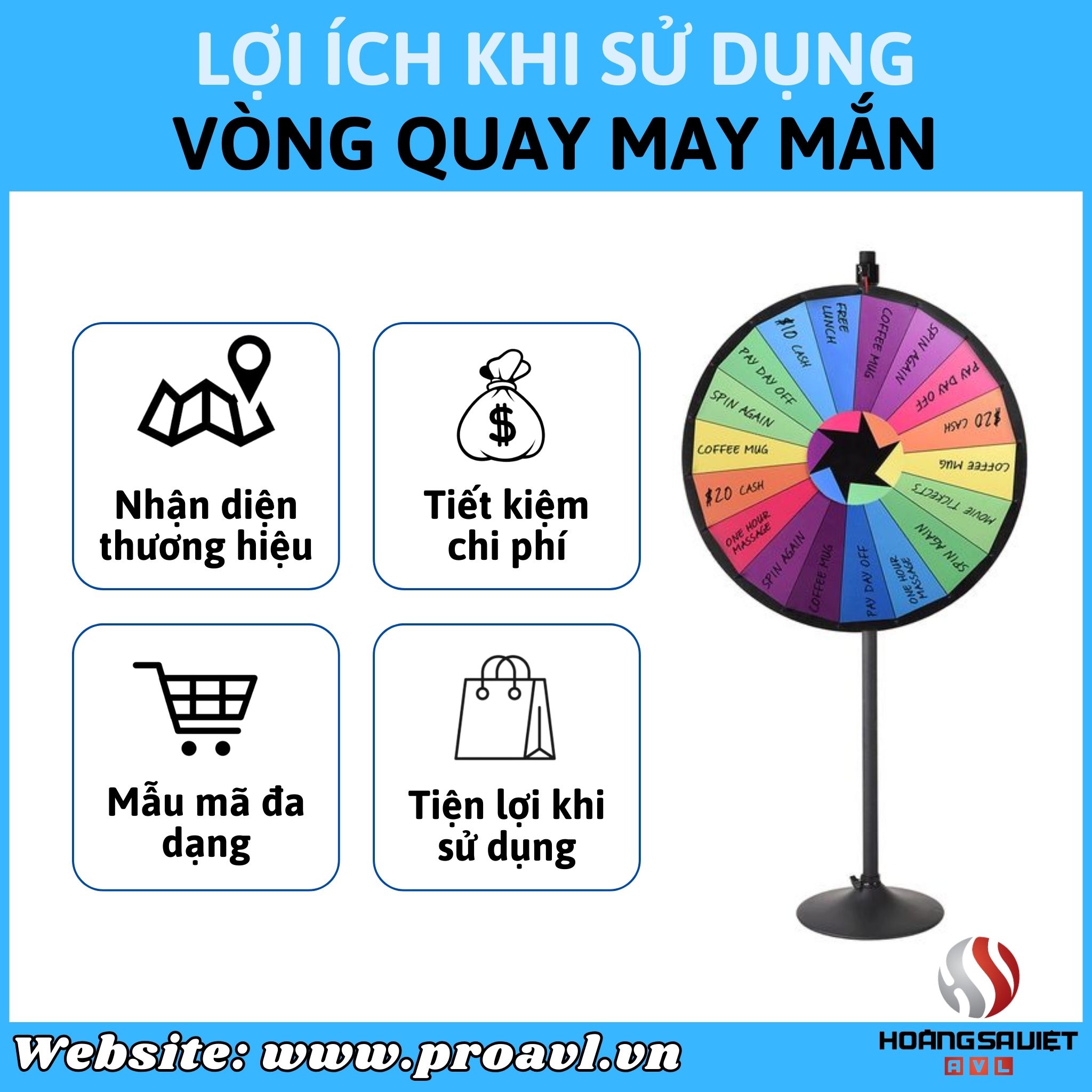 Lợi ích khi thuê vòng quay may mắn sự kiện tại HSV ProAVL Lợi ích khi thuê vòng quay may mắn sự kiện tại HSV ProAVL