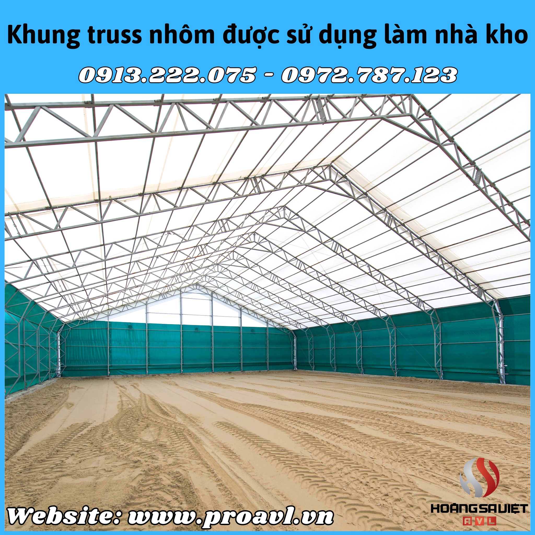 Use Truss frame as a warehouse