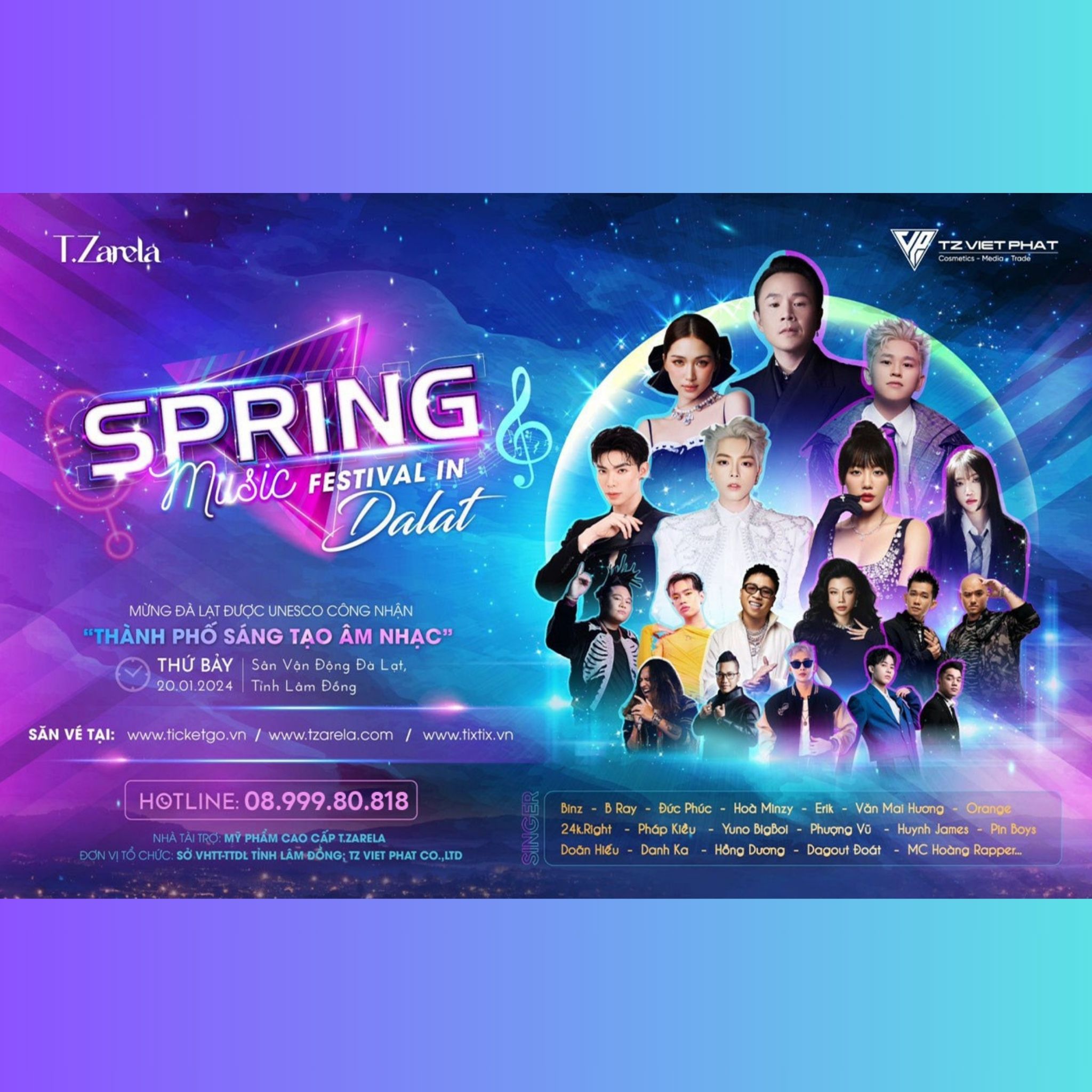 Đại nhạc hội “Spring Music Festival 2024 in Đà Lạt” Đại nhạc hội “Spring Music Festival 2024 in Đà Lạt”