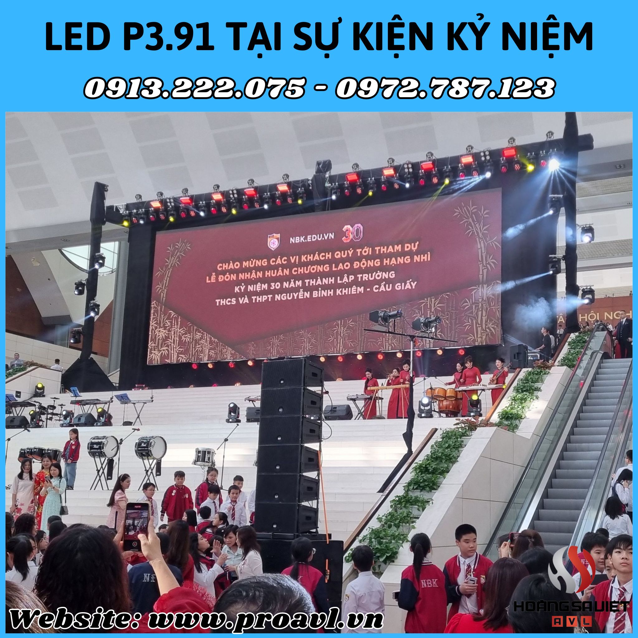 Màn hình LED P3.91 tại sự kiện 