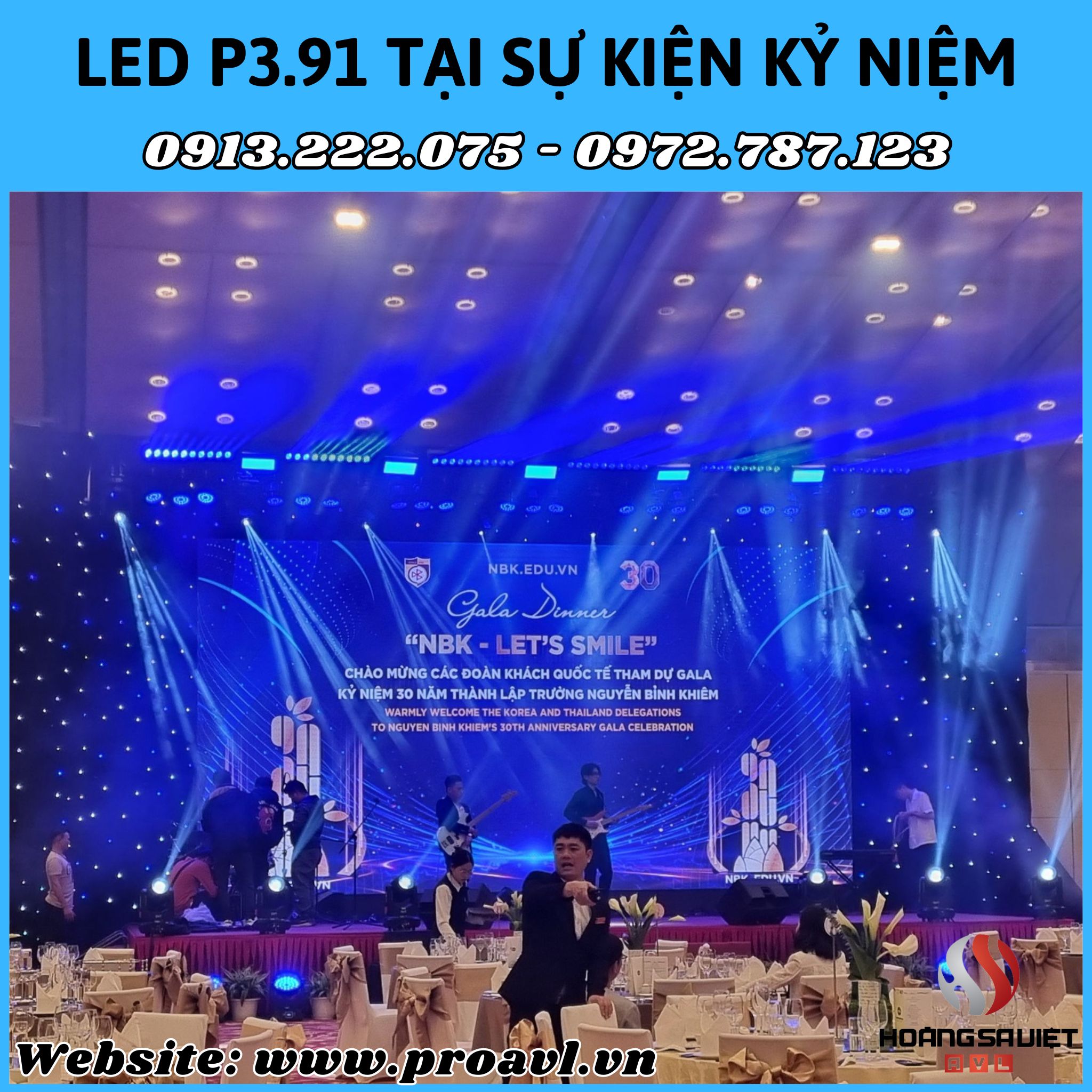 Màn hình LED P3.91 tại 