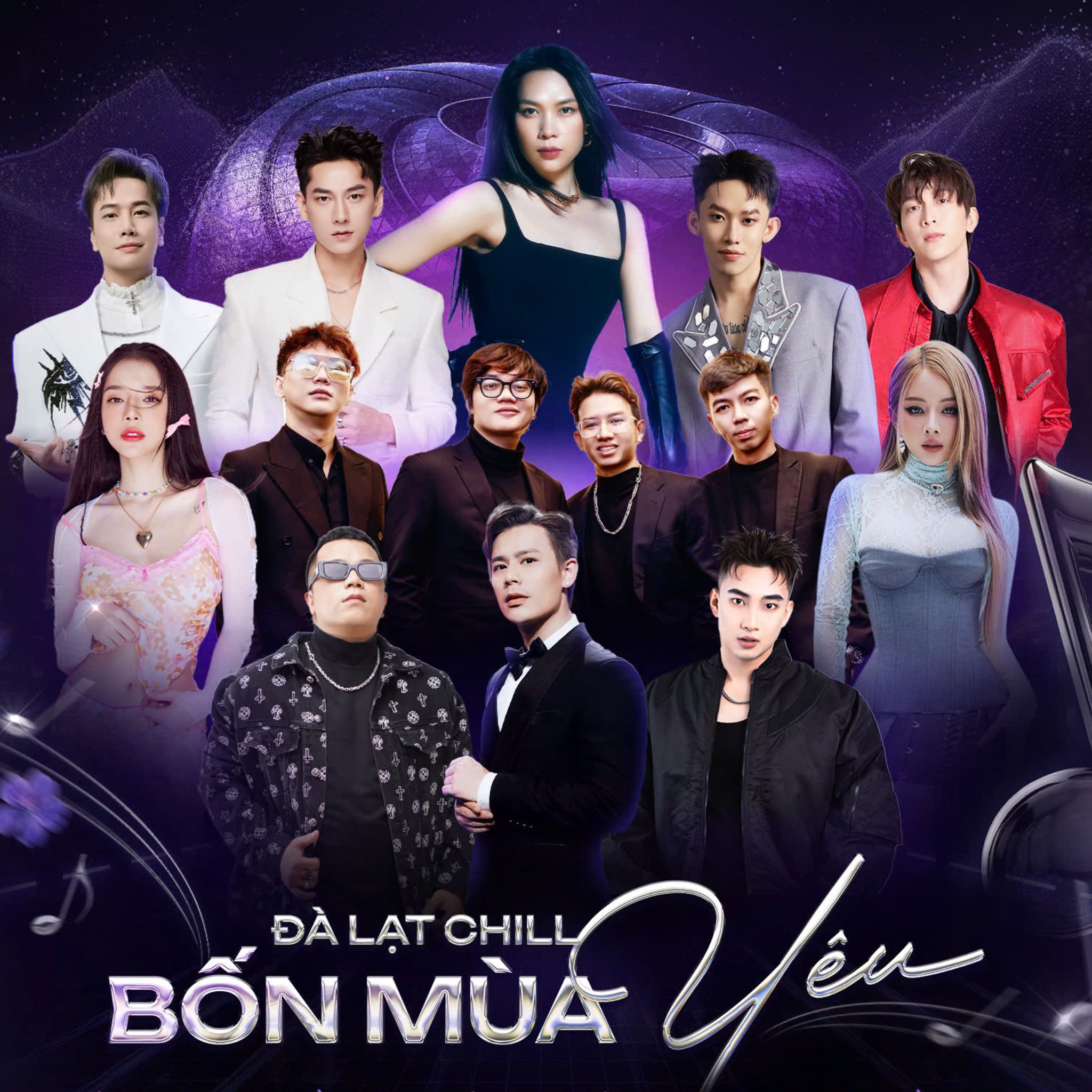 Dàn Line-Up Bốn mùa Yêu Concert Dàn Line-Up Bốn mùa Yêu Concert