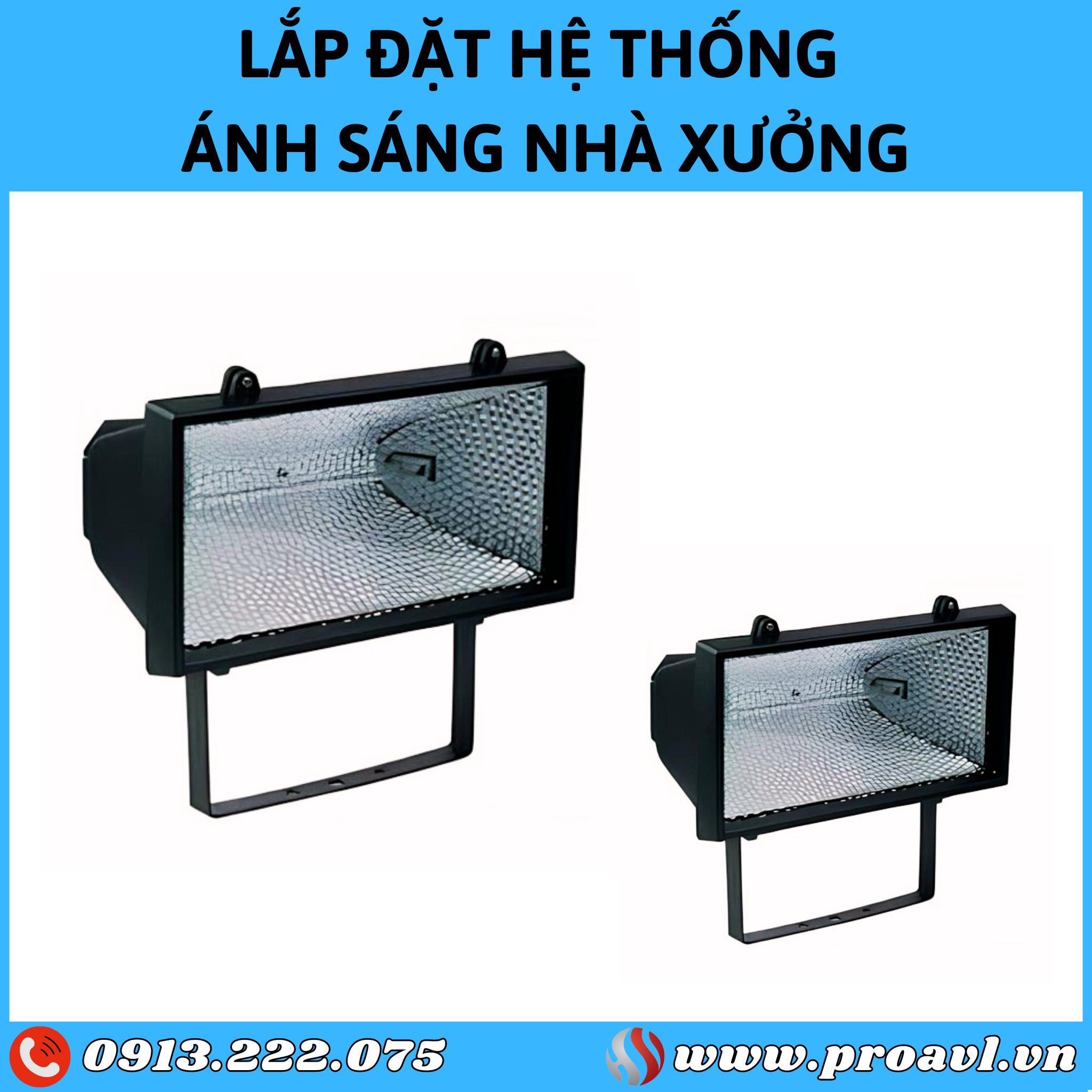 Halogen lights for factories and warehouses Halogen lights for factories and warehouses