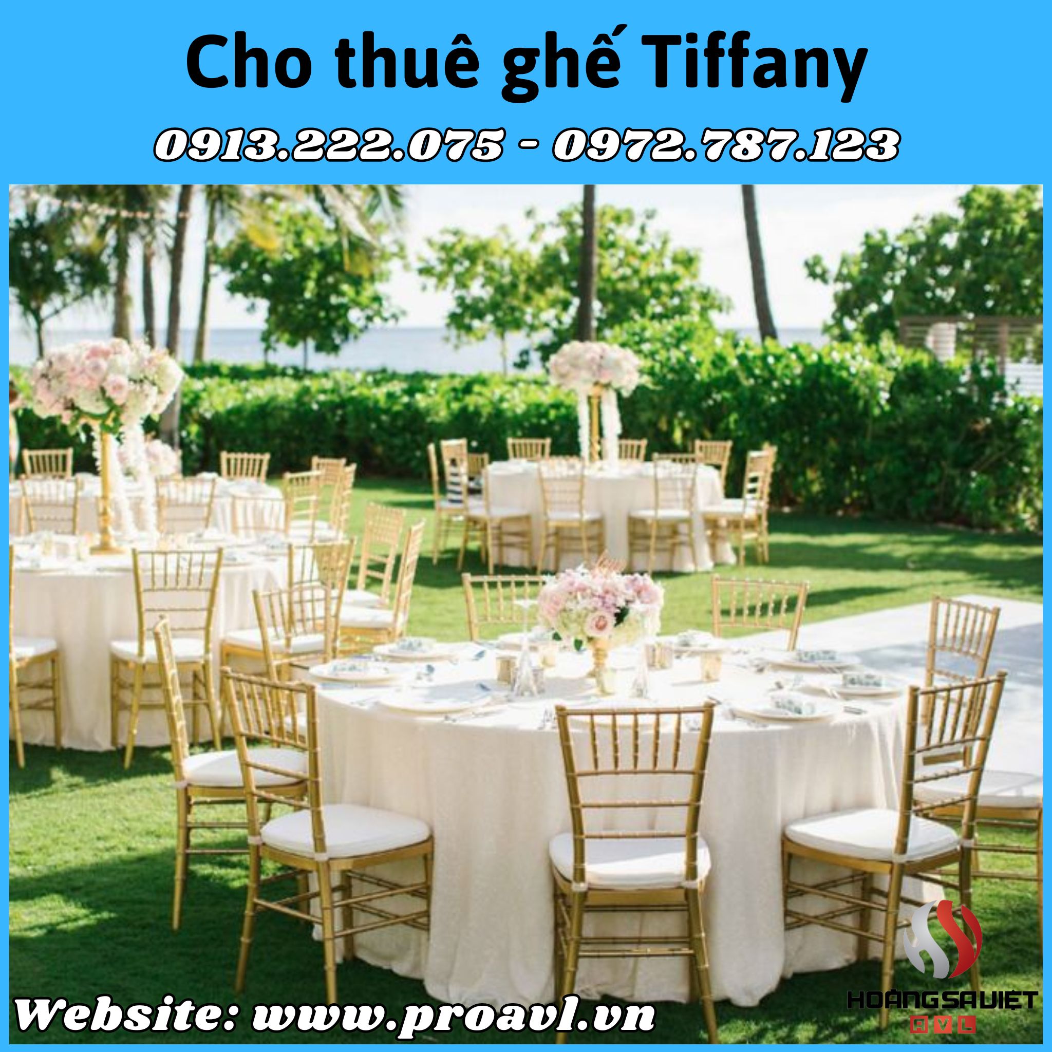 Cho thuê ghế tiffany