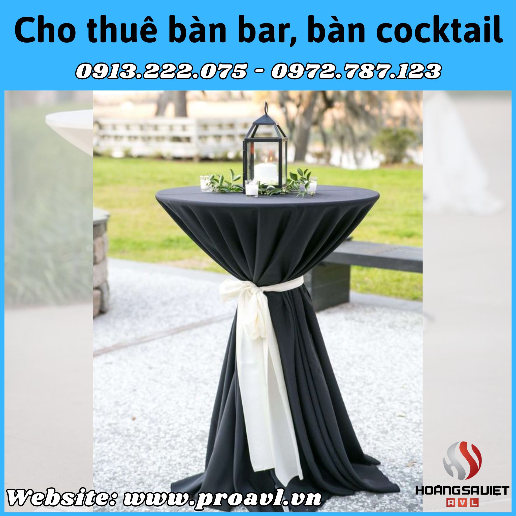 Cho thuê bàn Bar, bàn Cocktail