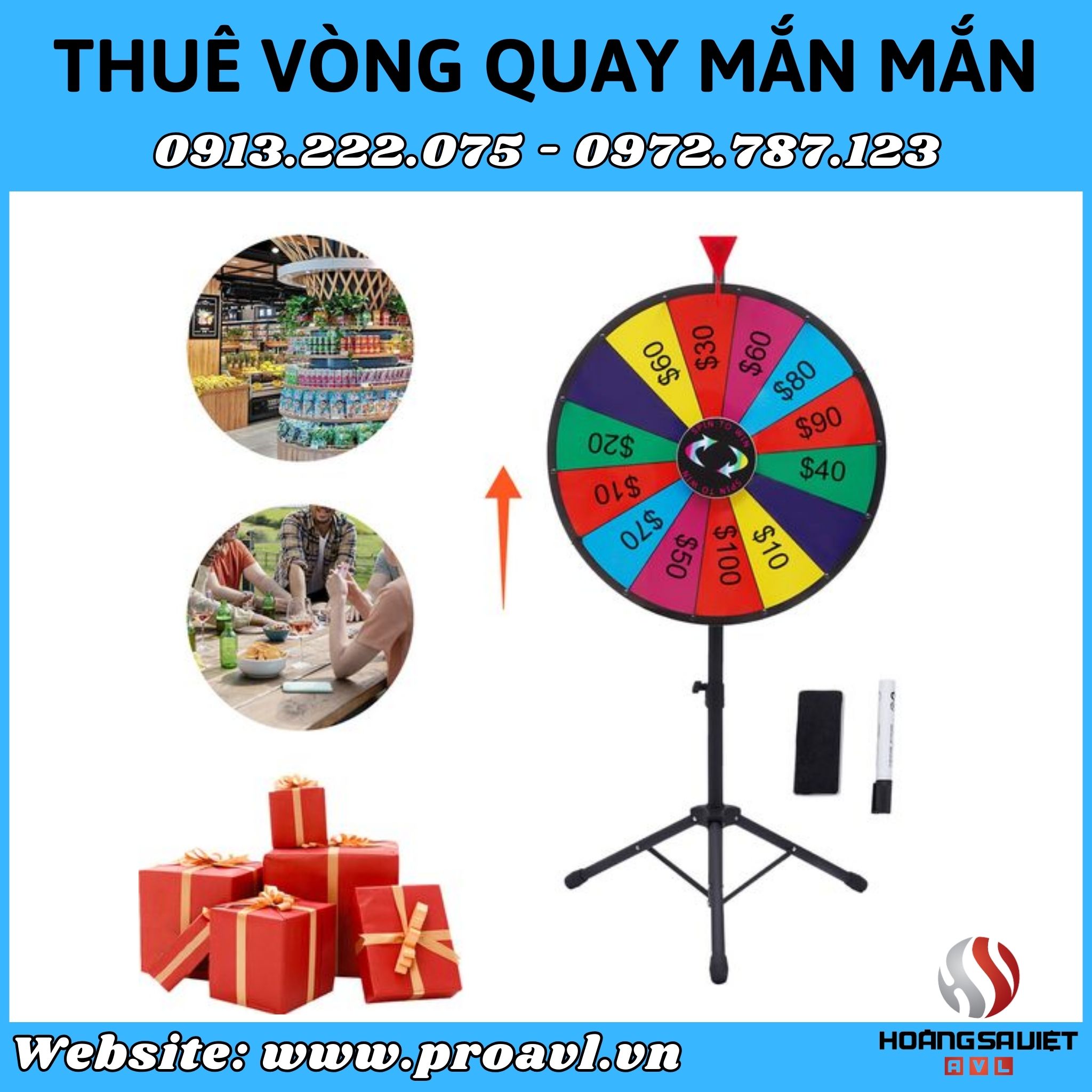 Cho thuê bảng quay may mắn sự kiện giá rẻ tại Hà Nội Cho thuê bảng quay may mắn sự kiện giá rẻ tại Hà Nội