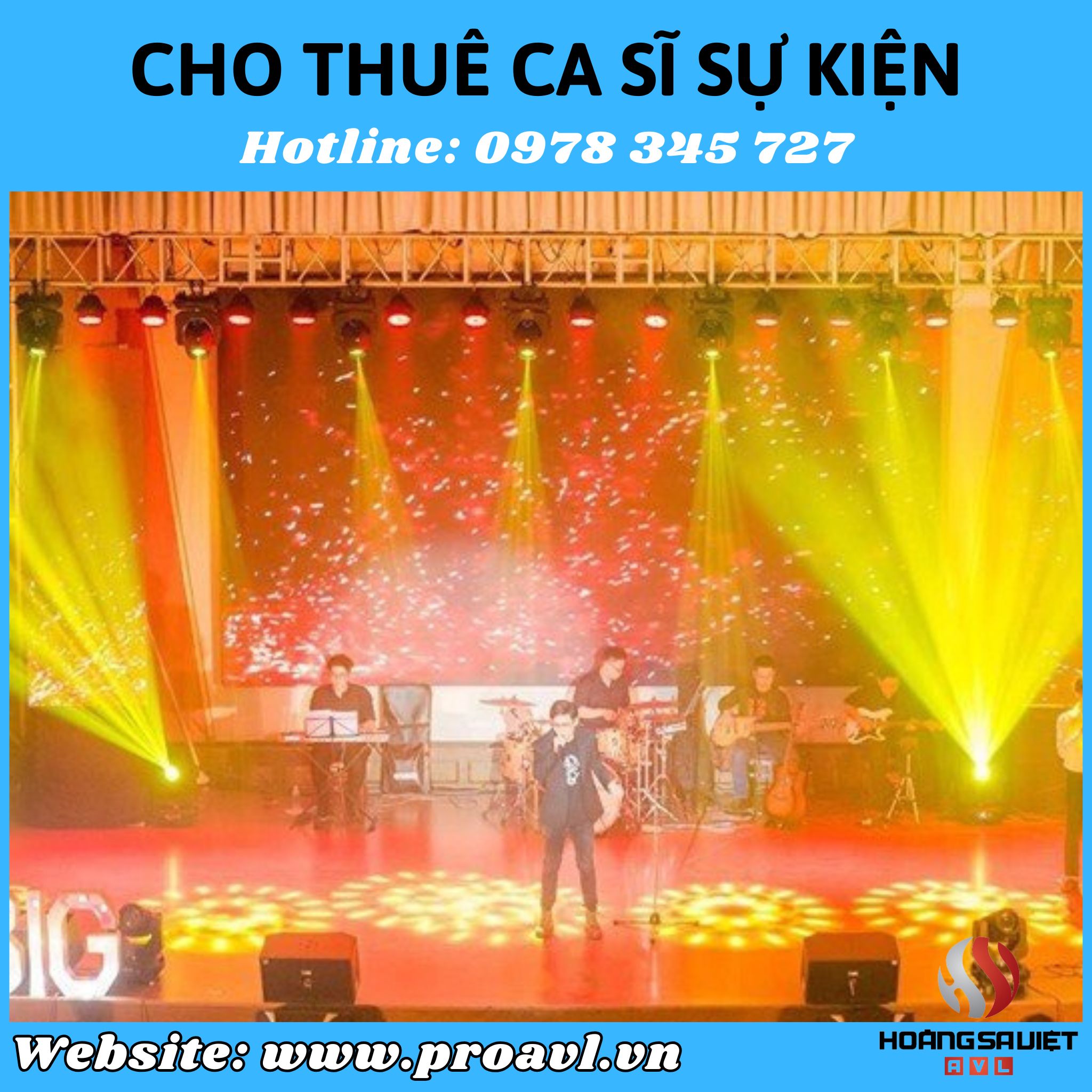 Cho thuê ca sĩ hát sự kiện tại HSV ProAVL Hà Nội 