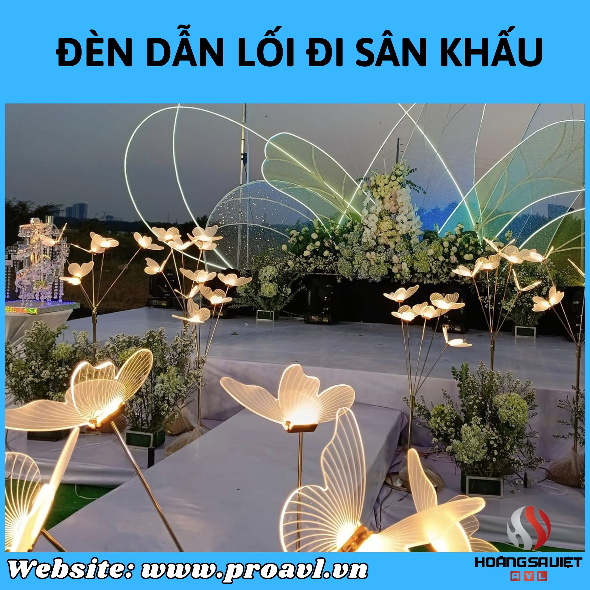 Cho thuê Đèn dẫn lối đi sự kiện tại Hà Nội Cho thuê Đèn dẫn lối đi sự kiện tại Hà Nội