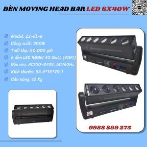 Đèn Moving Head Bar Led 6X40W Đèn Moving Head Bar Led 6X40W