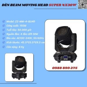 Đèn Beam Moving Head Super 4X30W