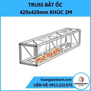 Khung Truss Nhôm 420X420mm Khúc 2M Khung Truss Nhôm 420X420mm Khúc 2M