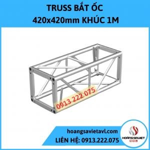 Khung Truss Nhôm 420X420mm Khúc 1M Khung Truss Nhôm 420X420mm Khúc 1M