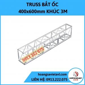 Khung Truss Nhôm 400X600mm Khúc 3M