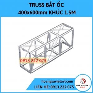 Khung Truss Nhôm 400X600mm Khúc 1.5M Khung Truss Nhôm 400X600mm Khúc 1.5M