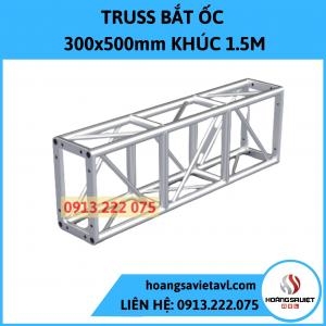 Khung Truss Nhôm 300X500mm Khúc 1.5M Khung Truss Nhôm 300X500mm Khúc 1.5M