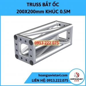 Khung Truss Nhôm 200X200mm Khúc 0.5M