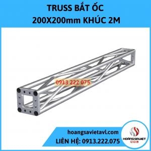 Khung Truss Nhôm 200X200mm Khúc 2M
