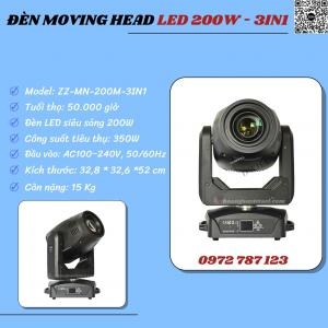 Moving Head LED Stage Light 200W 3in1 Moving Head LED Stage Light 200W 3in1
