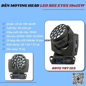 Moving Head LED Bee Eyes Stage Light 19x15W Moving Head LED Bee Eyes Stage Light 19x15W