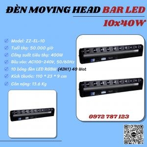 Đèn Sân Khấu Moving Head Bar Led 10X40W Đèn Sân Khấu Moving Head Bar Led 10X40W
