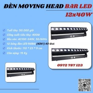 Đèn Sân Khấu Moving Head Bar Led 12X40W Đèn Sân Khấu Moving Head Bar Led 12X40W